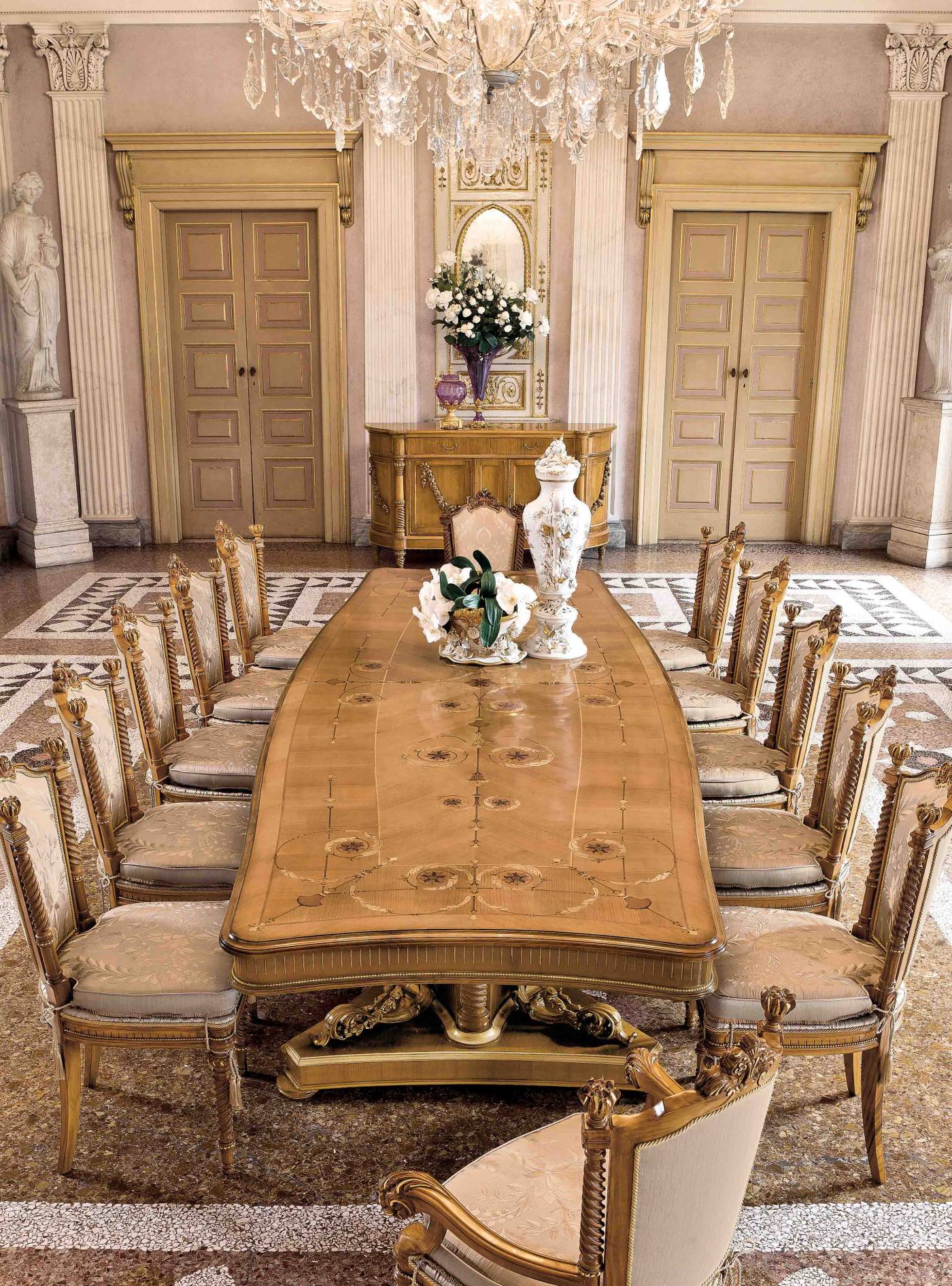 BelCor VE0171BX 01 T 01 chair Versailles dining room upholstered back seat fabric cushion premium italian classic luxury