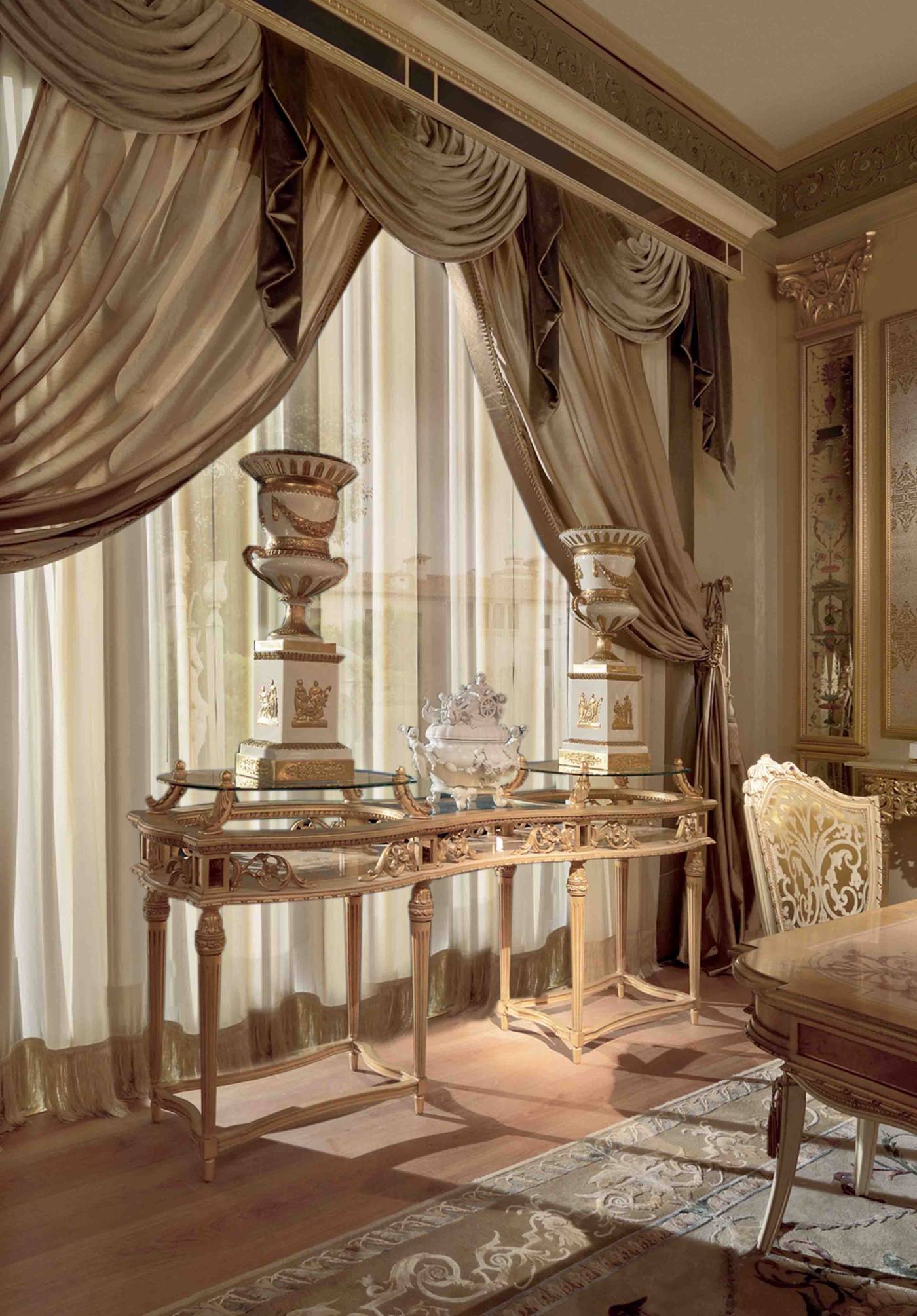 BelCor GD0292NX 01 T 01 sofa back table Granducale living room Melodia upper crystal top iconic italian furniture design