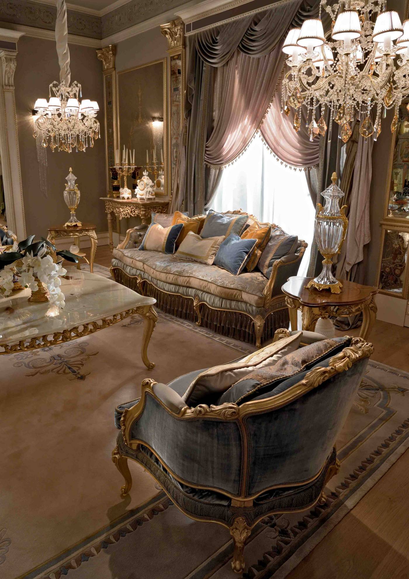 BelCor GD1514LZ 01 T 01 sofa Granducale living room Armonia precious materials luxury interiors made in italy