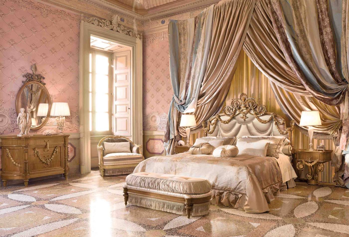 BelCor VE0525IX 01 T 01 bed Versailles bedroom headboard upholstered panel furnishings made in italy