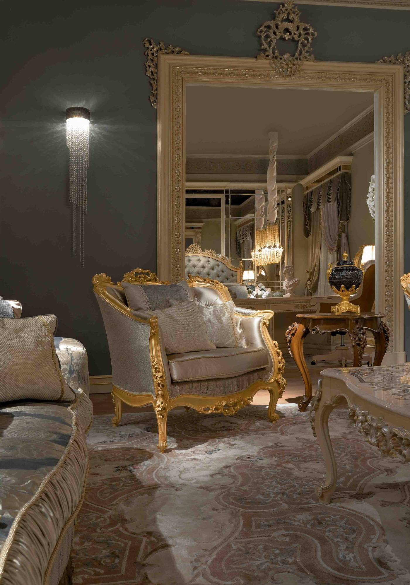 BelCor MS1511LX 01 T 01 armchair Majestic living room Eleganza internal back capitonné working made in italy custom made furnistures