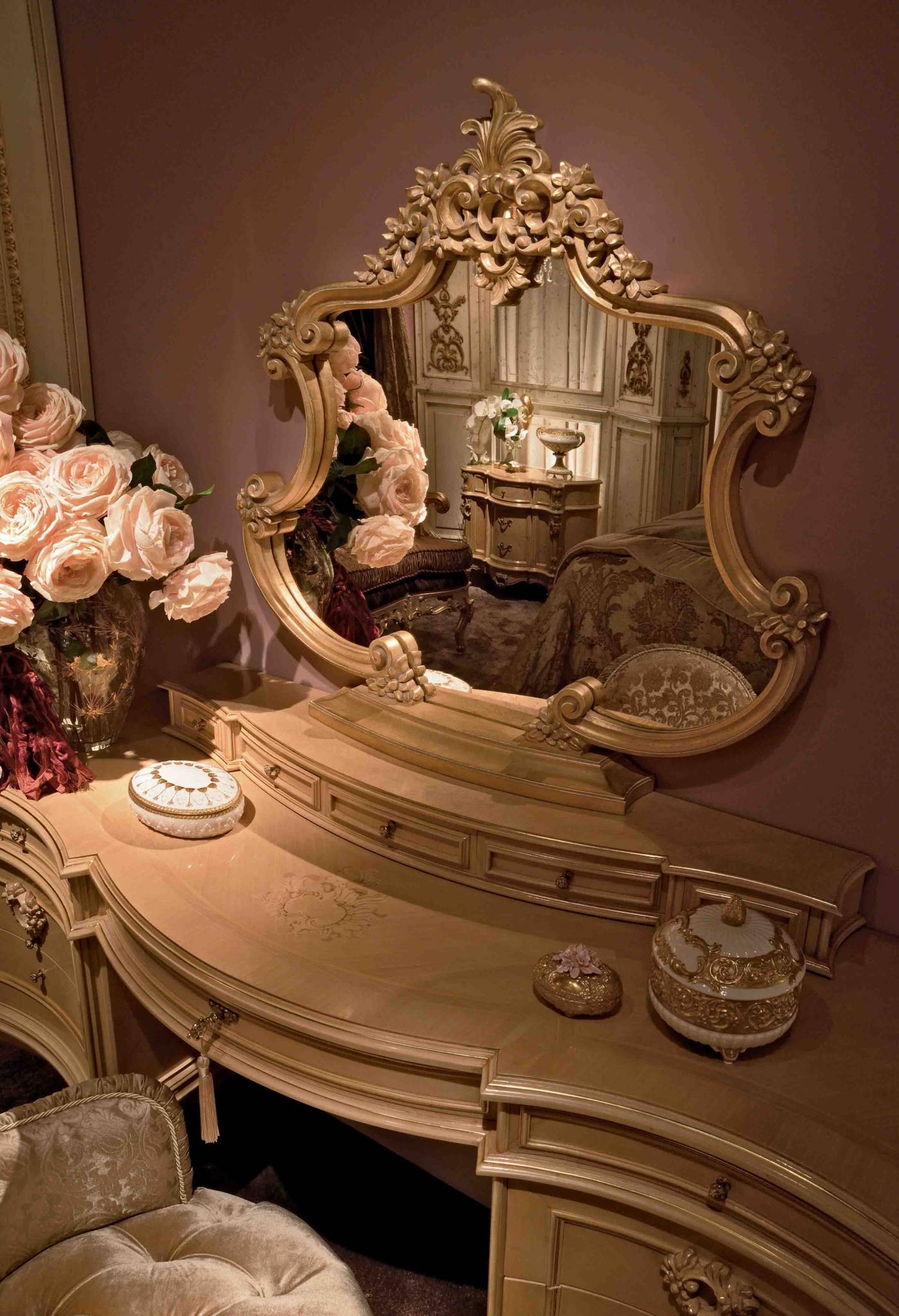 BelCor RG0672CX 03 T 01 mirror Regale bedroom Fascino antiqued mirror luxury italian handcrafted interiors