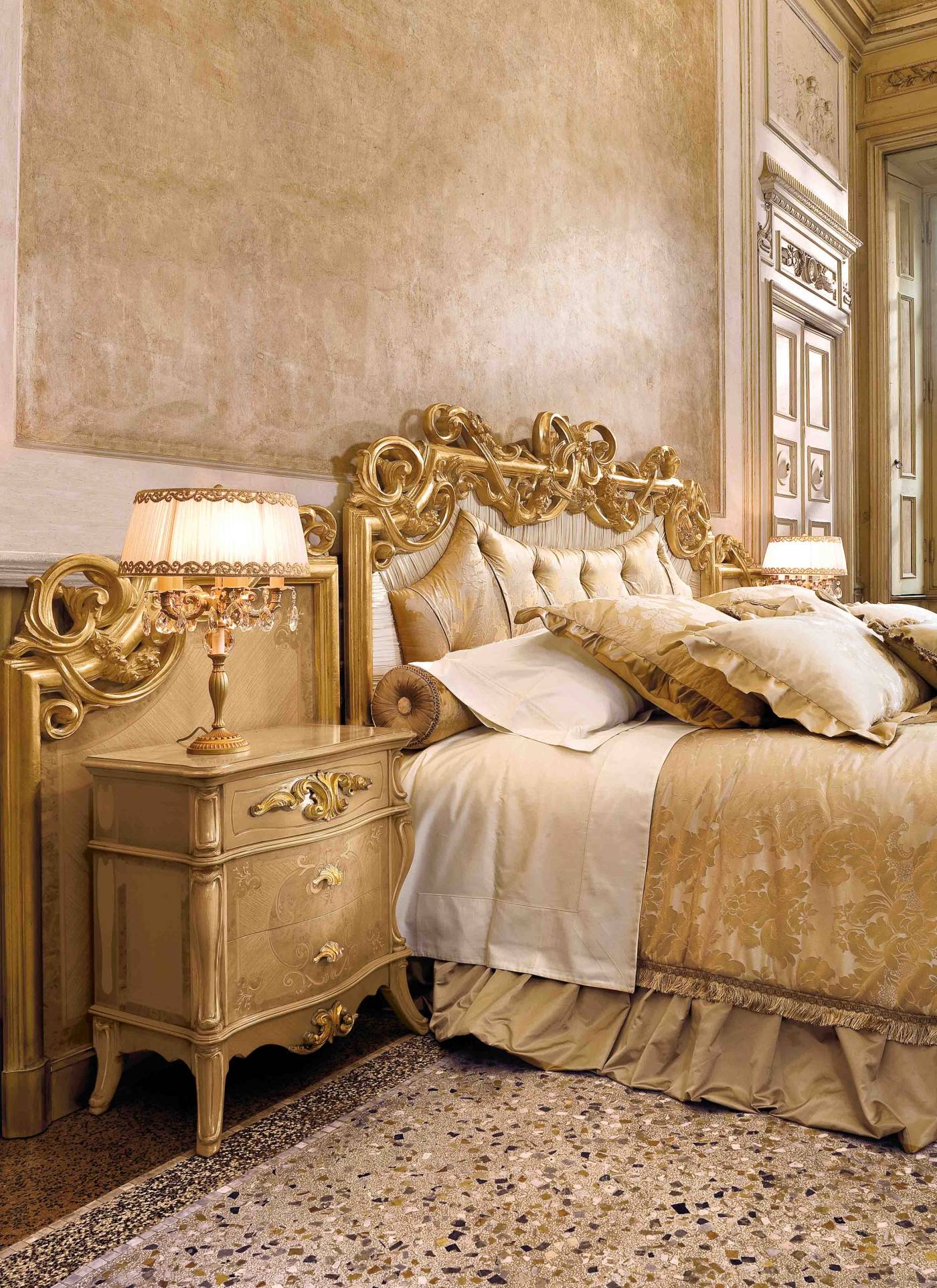 BelCor EO0525IX 03 T 01 bed Etoile bedroom pleated working made in italy custom made