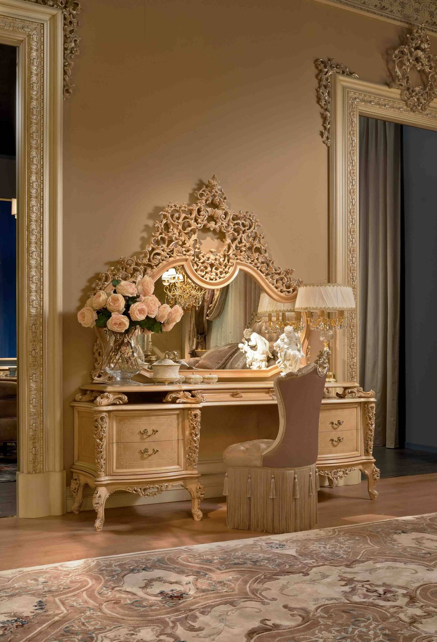 BelCor MS0672NX 01 T 01 mirror Majestic bedroom Delizia antiqued mirror handmade italian luxury