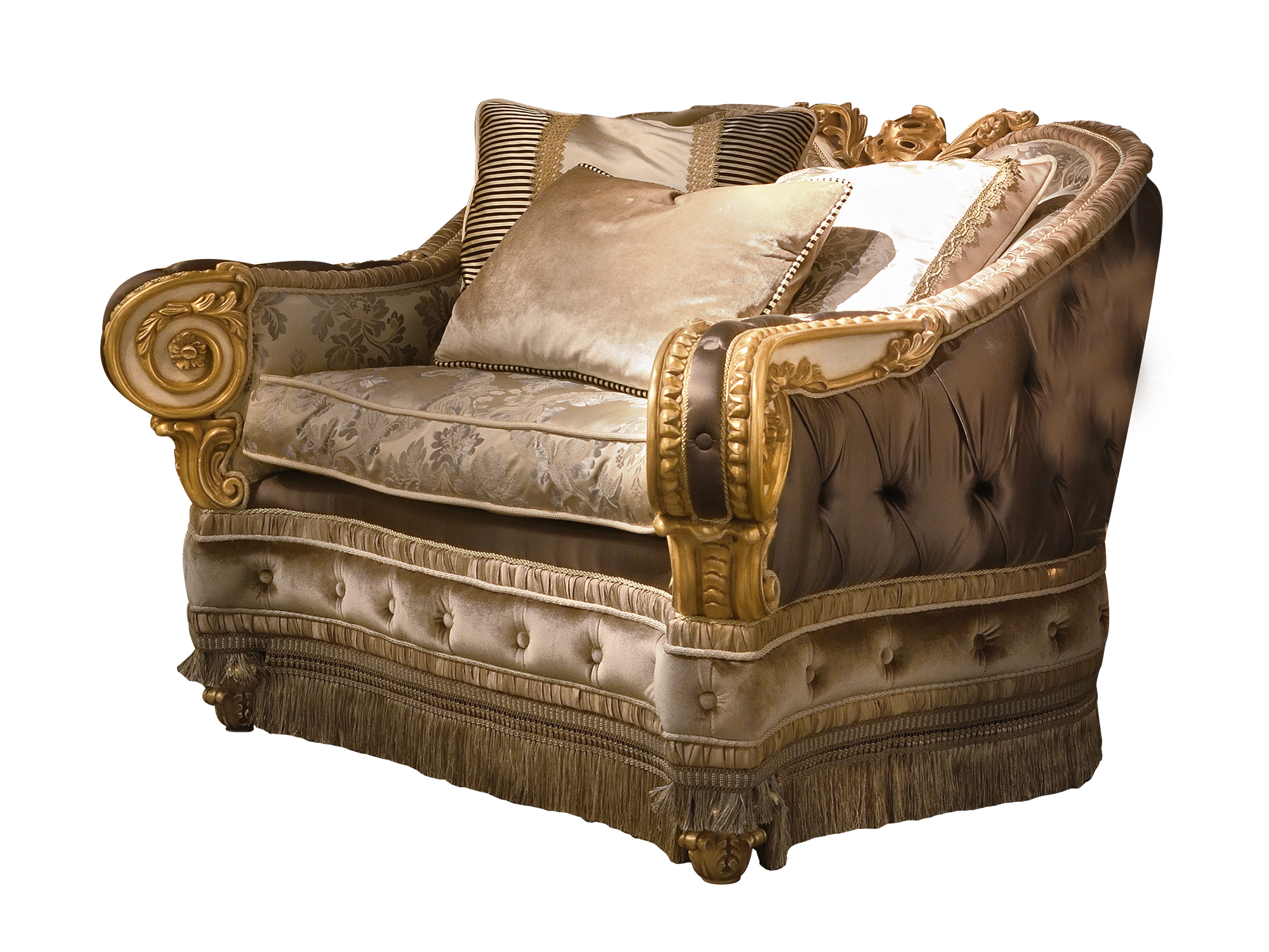 BelCor GD1511LX 01 S 01 Armchair Granducale living room capitonné working external back exclusive italian furniture
