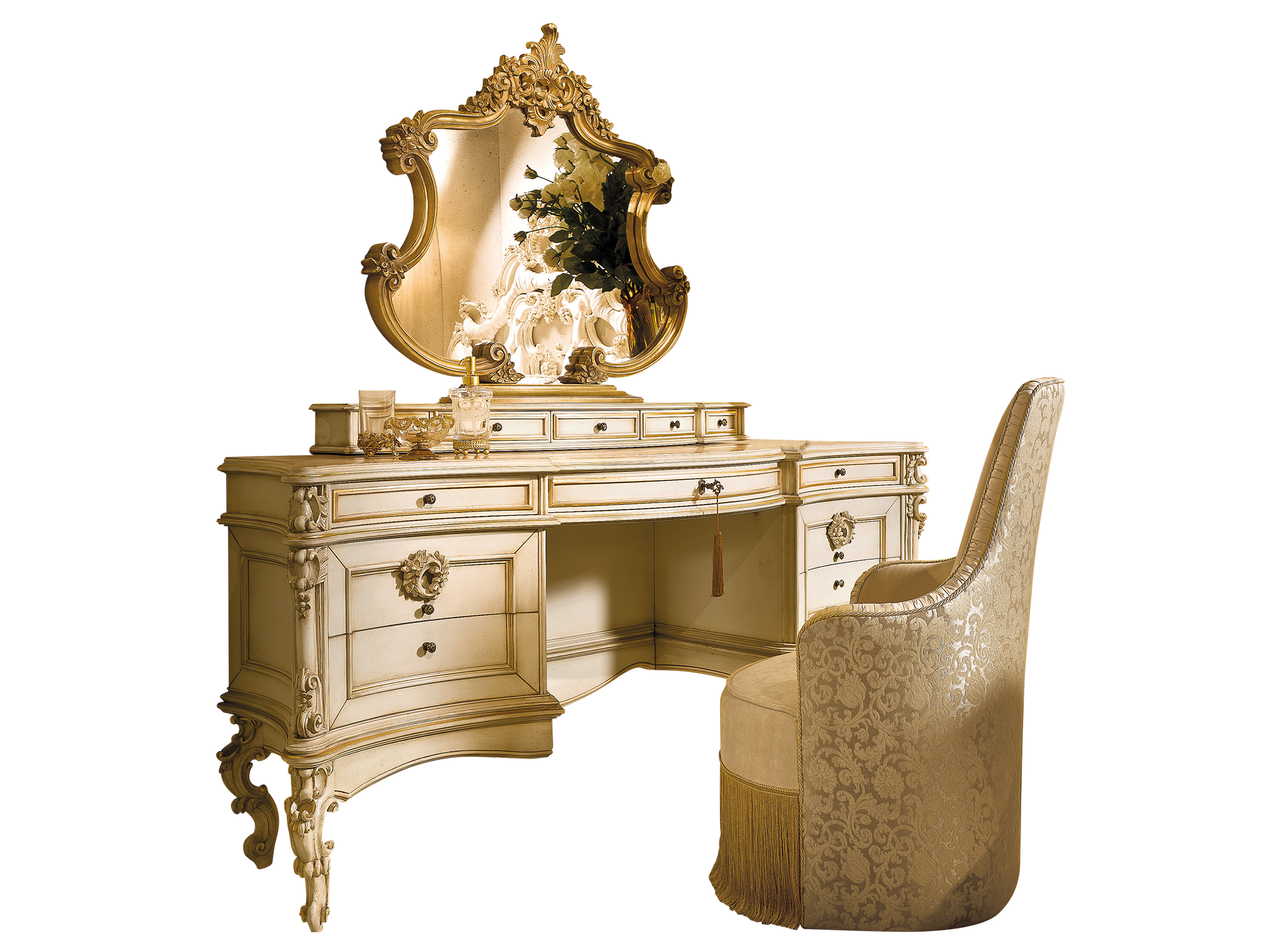 BelCor RG0662NX 01 S 01 dressing table Regale bedroom Fascino wooden top timeless custom made italian design
