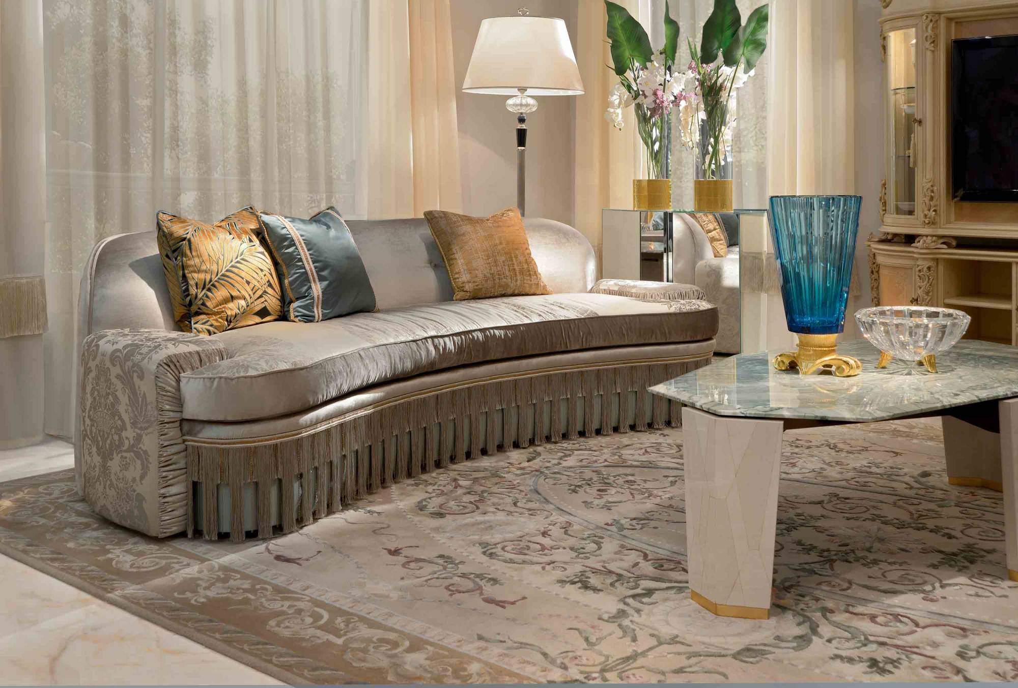 BelCor DV1513IX 02 T 01 sofa Dolce Vita living room Estasi fringe enhanced small chain handmade italian design