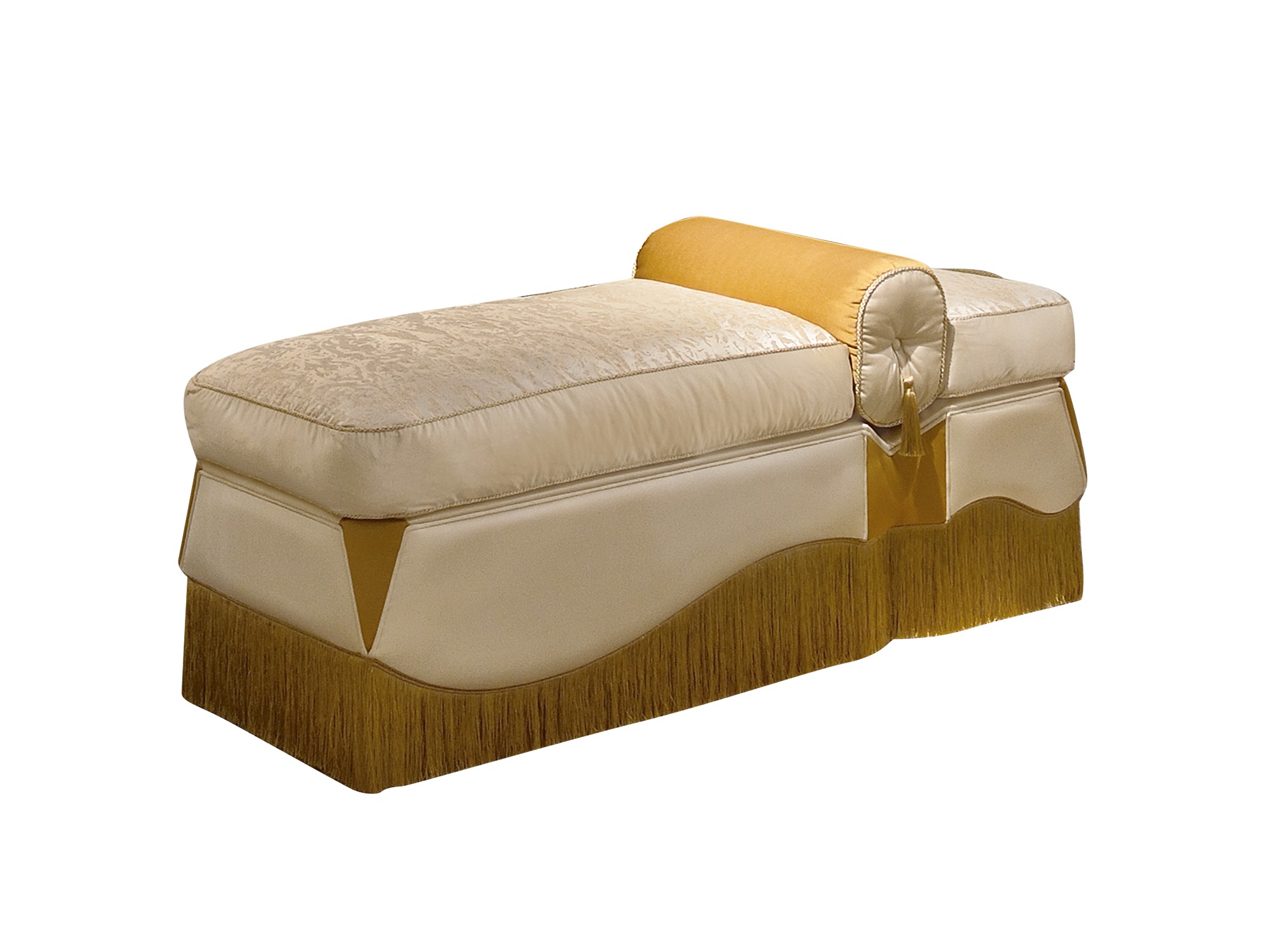 BelCor MR1552DX 01 S 01 pouf Marigold bedroom Estasi padded seat cushion handcrafted italian