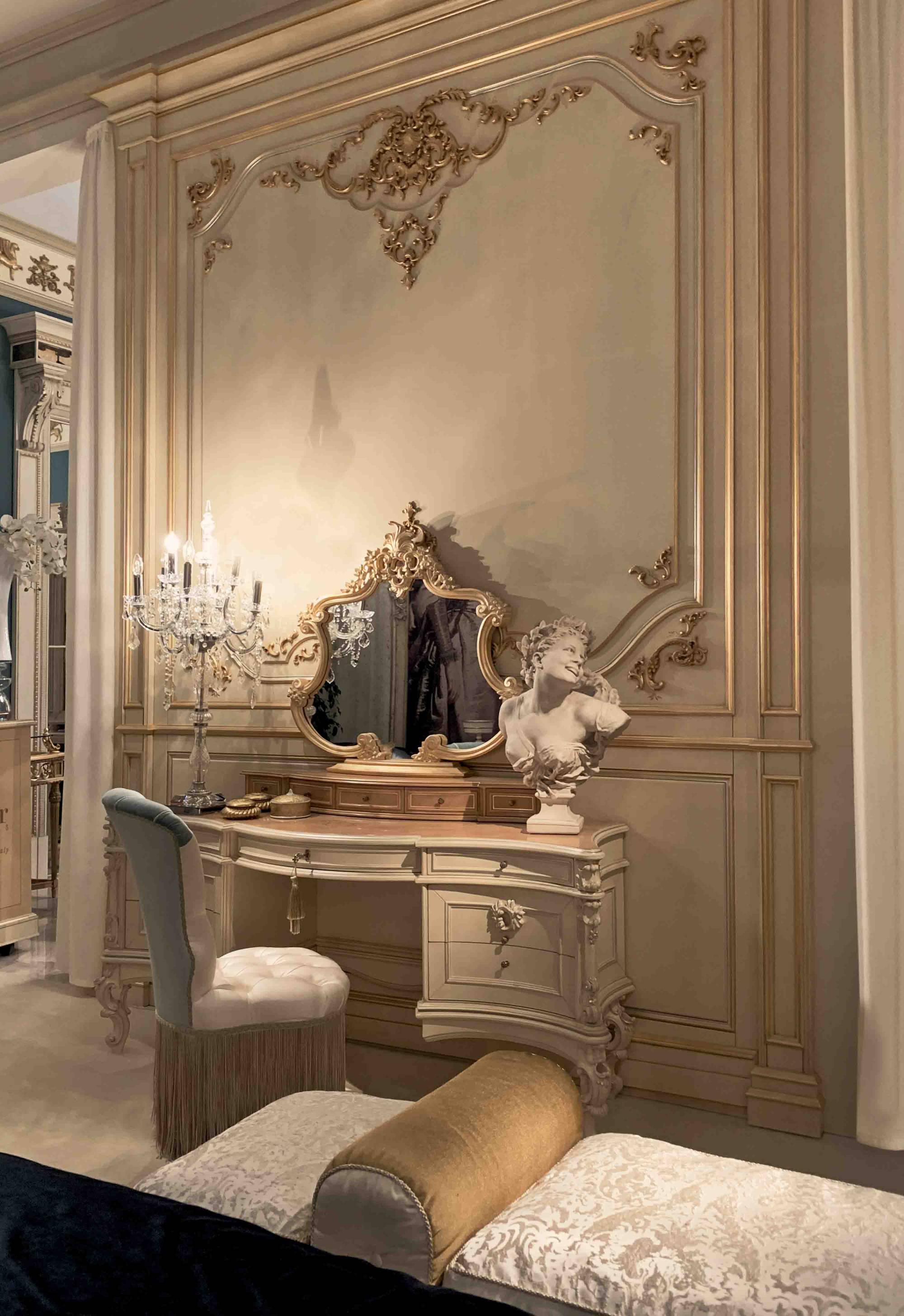 BelCor RG0662NX 01 T 01 dressing table Regale bedroom Fascino elaborate inlay handcrafted luxurious made in italy
