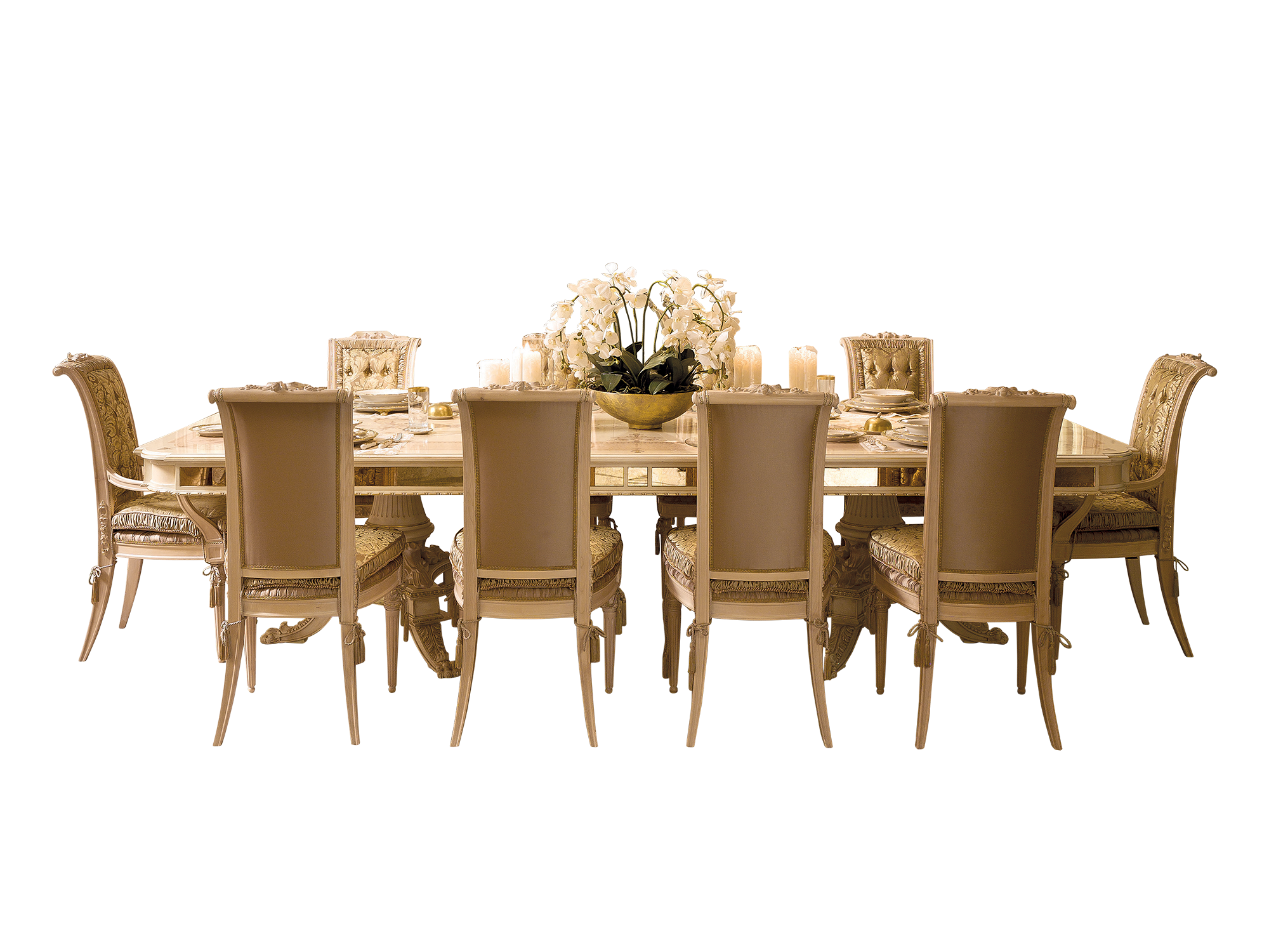 BelCor GD0155CX 01 S 01 dining table Granducale dining room wooden bases rich carvings luxurious italian classic furniture design