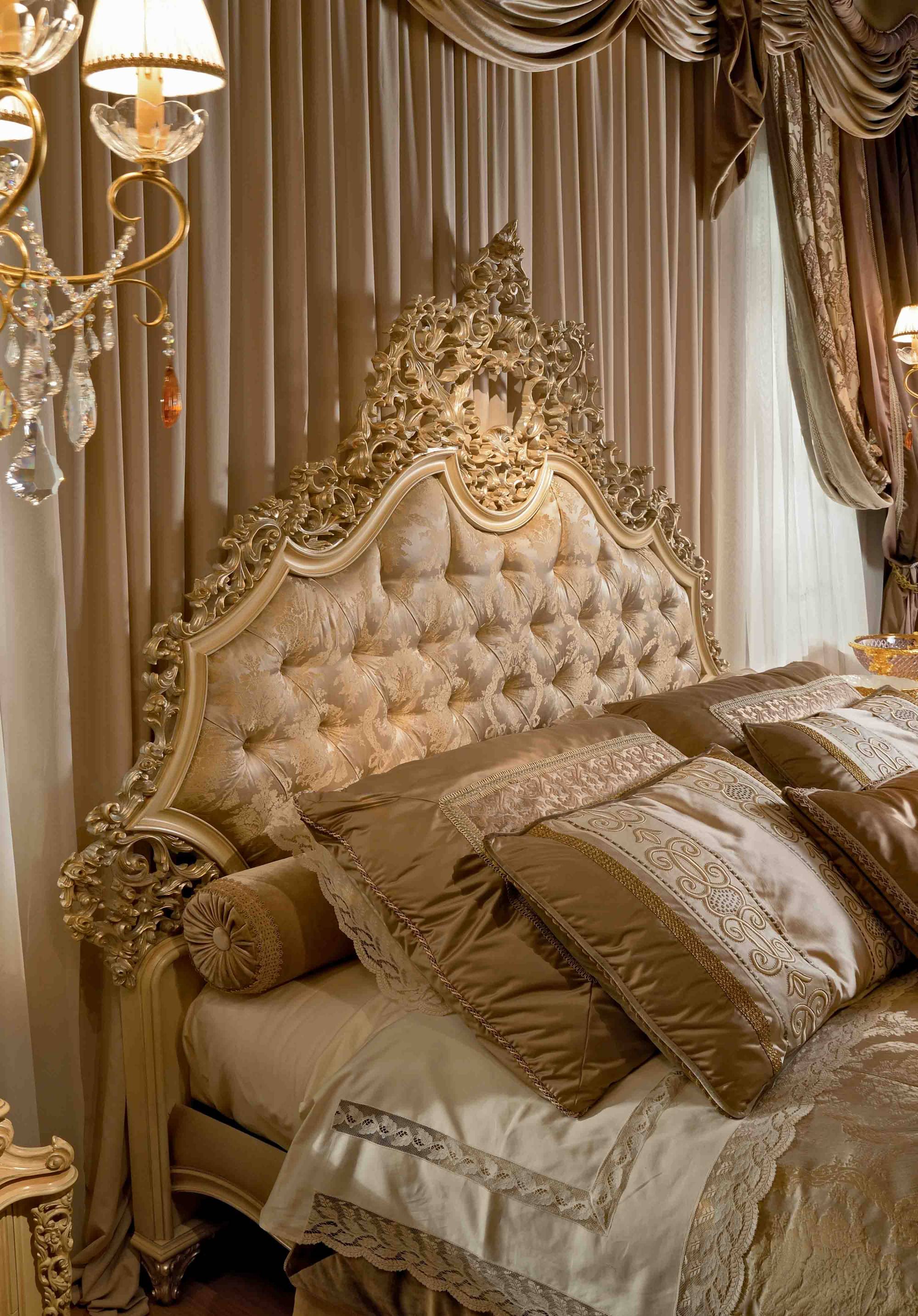 BelCor MS0525IX 02 T 01 bed Majestic bedroom Delizia capitonné working artisanal handmade luxury furniture
