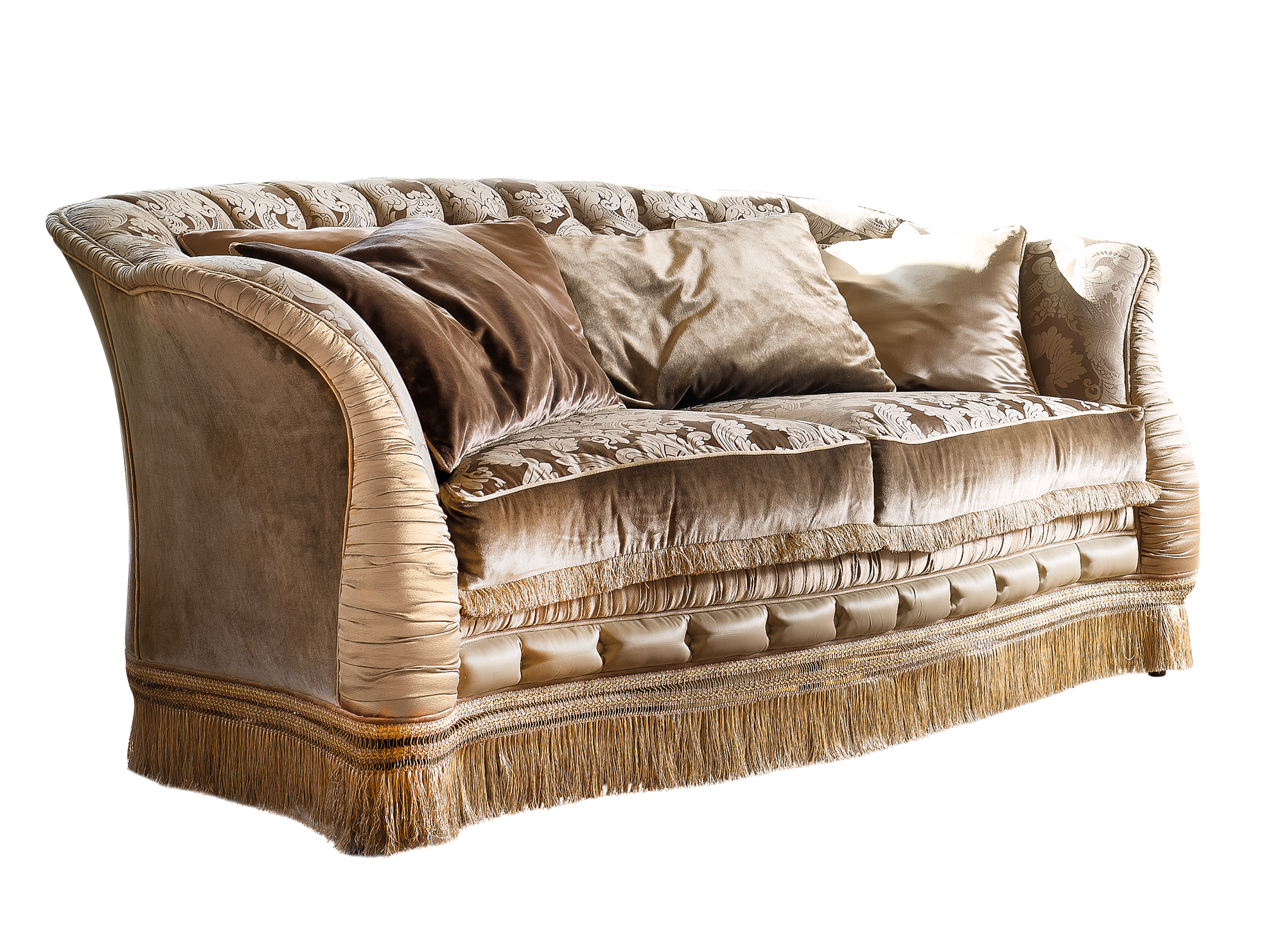 BelCor VE1512IX 01 S 01 sofa Versailles living room completely upholstered capitonné working luxury classic ornate italian design
