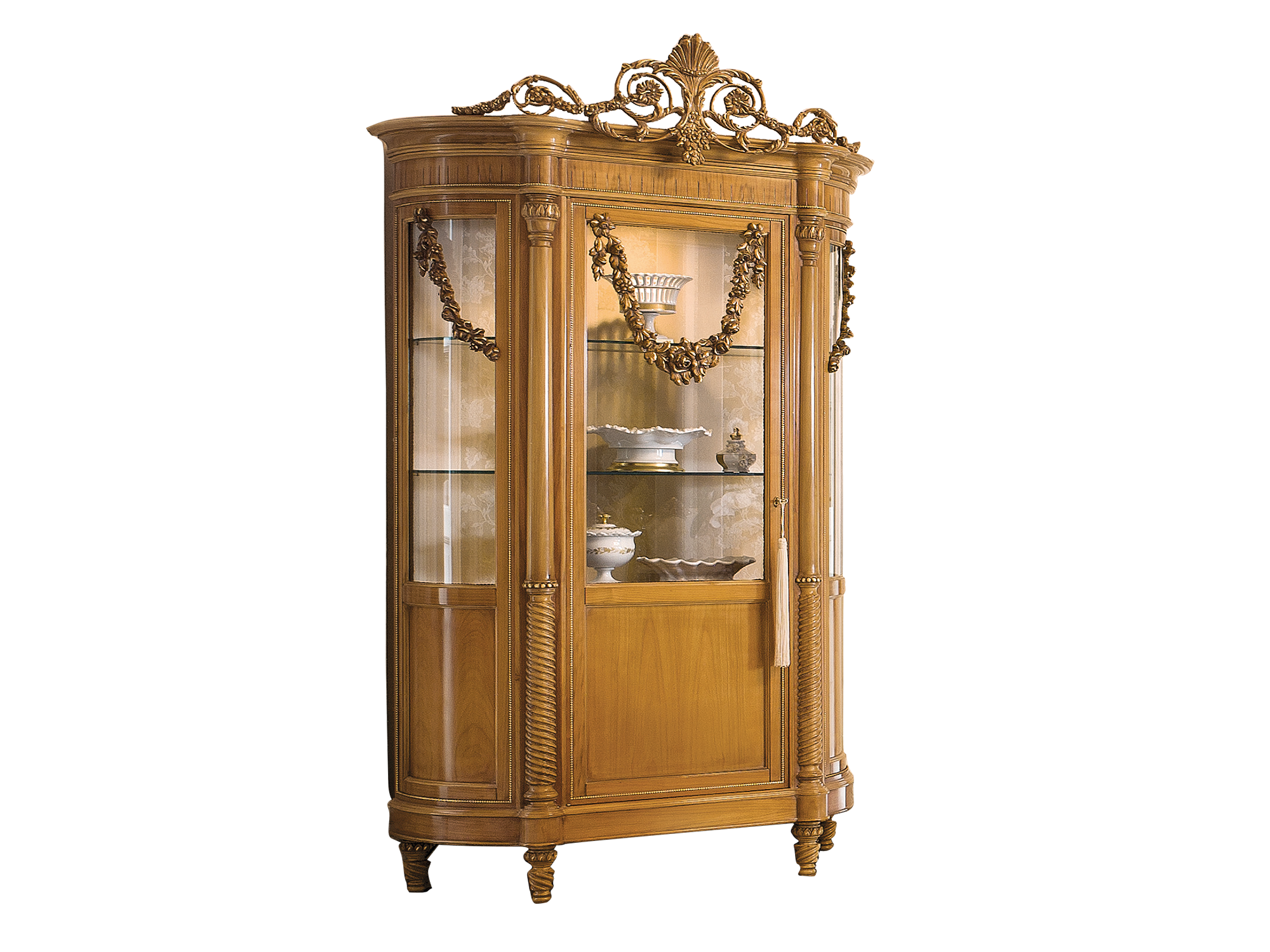 BelCor VE0102CX 01 S 01 showcase Versailles dining room opening crystal door made in italy custom made furnistures