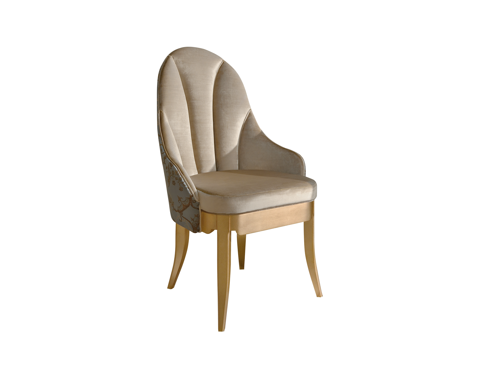 BelCor AD0181AX 01 S 01 armchair Audrey dining room Estasi luxurious gold decorations handmade luxury italian furniture
