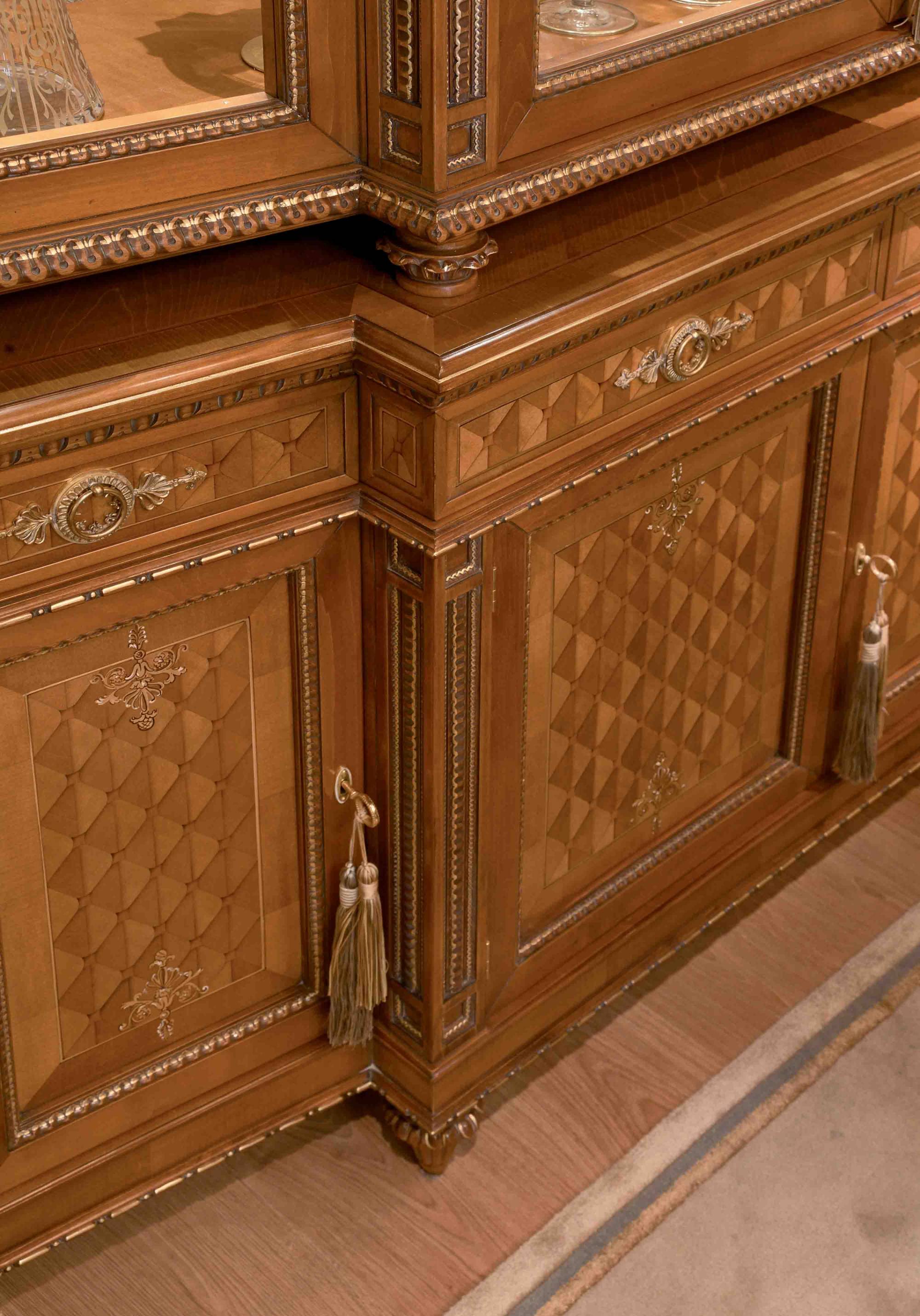 BelCor GD0123NX 01 T 01 showcase Granducale dining room Bellezza handmade decorations elegant inlays handmade luxury italian furniture