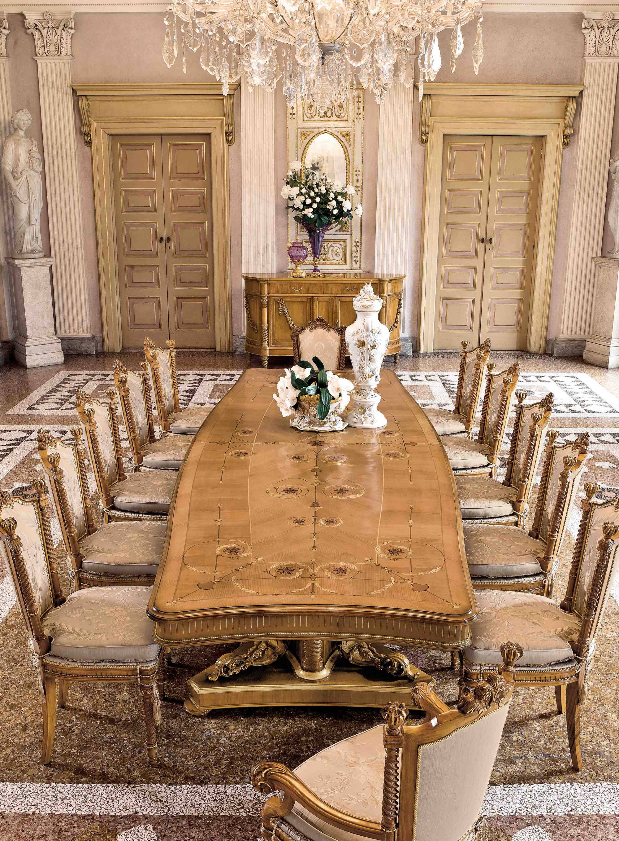 BelCor VE0181BX 02 T 01 dining chair Versailles dining room precious carvings italian luxury custom made