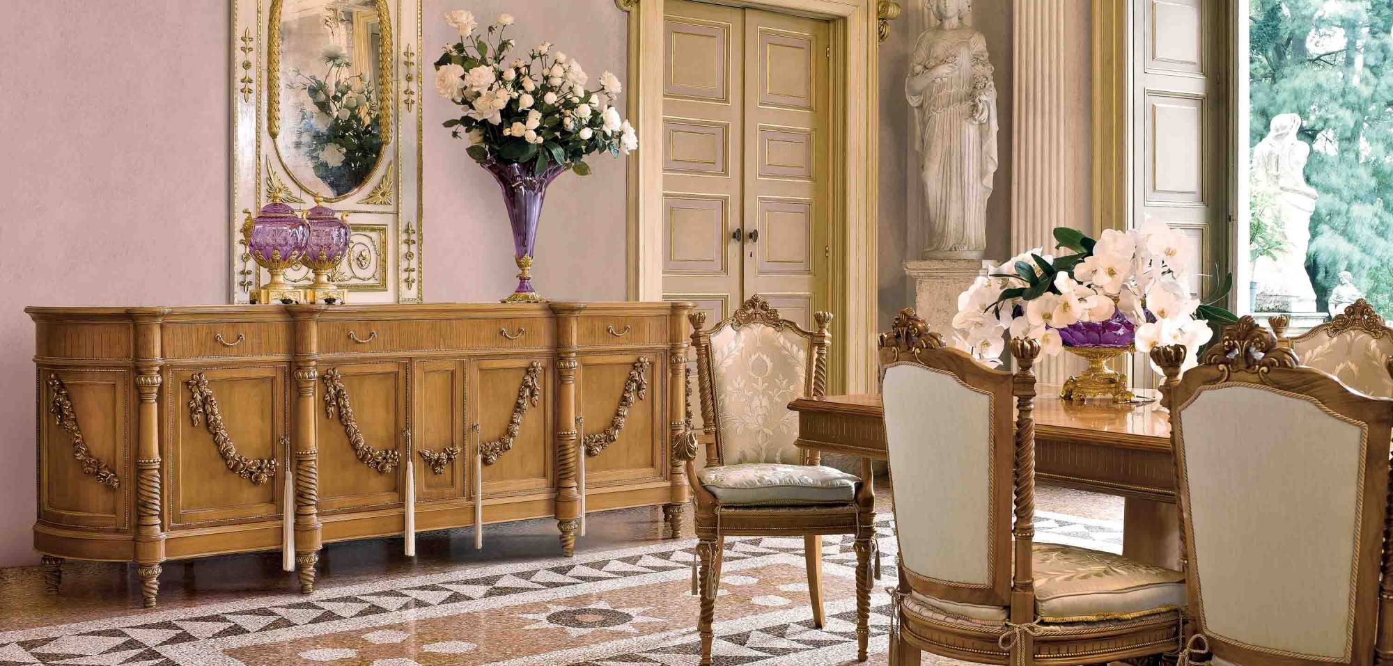 BelCor VE0181BX 01 T 01 dining chair Versailles dining room upholstered back seat fabric cushion luxury made in italy interior