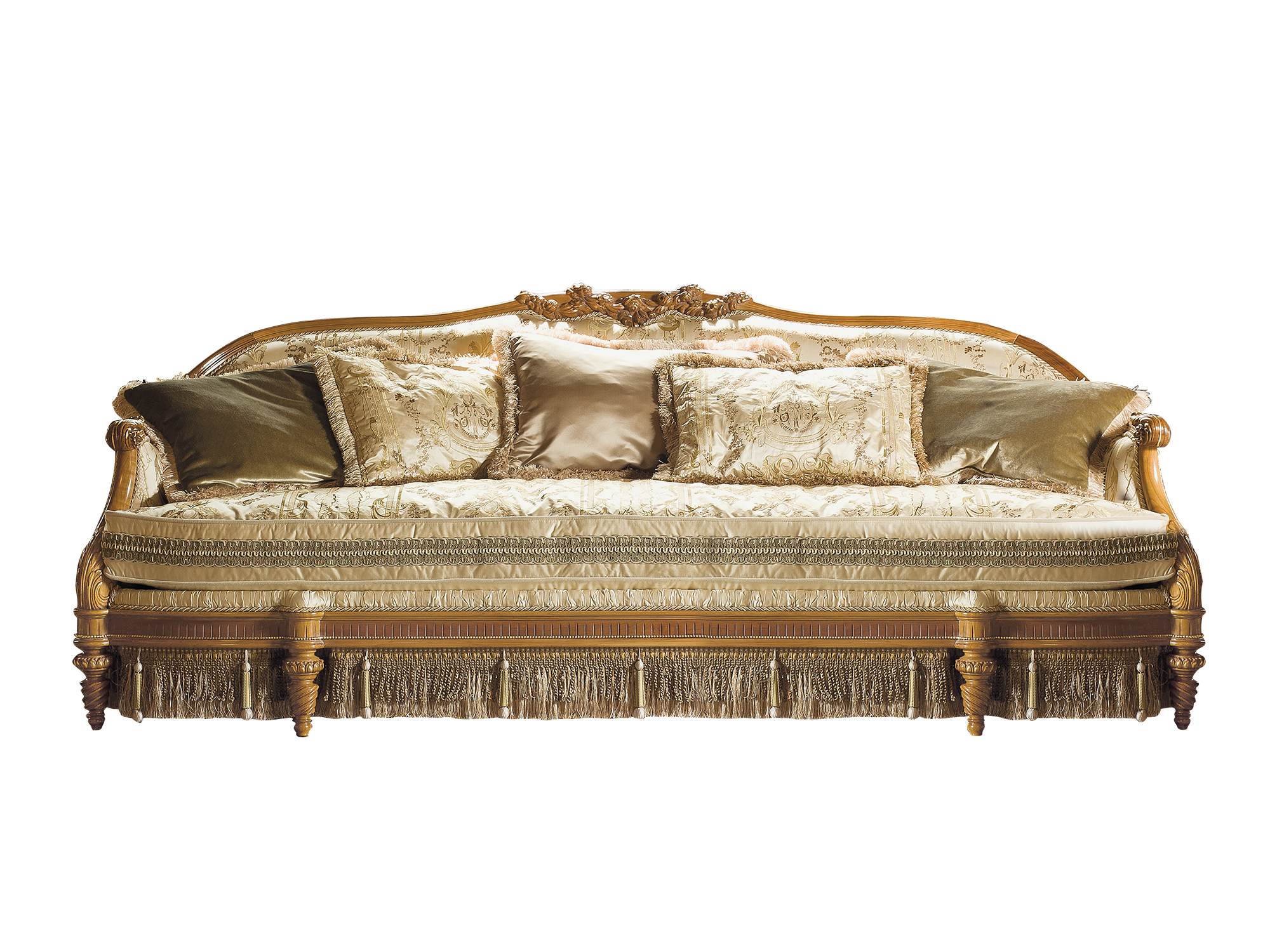 BelCor VE1513LX 01 S 01 sofa Versailles living room decorative floral carved garlands italian classic interiors