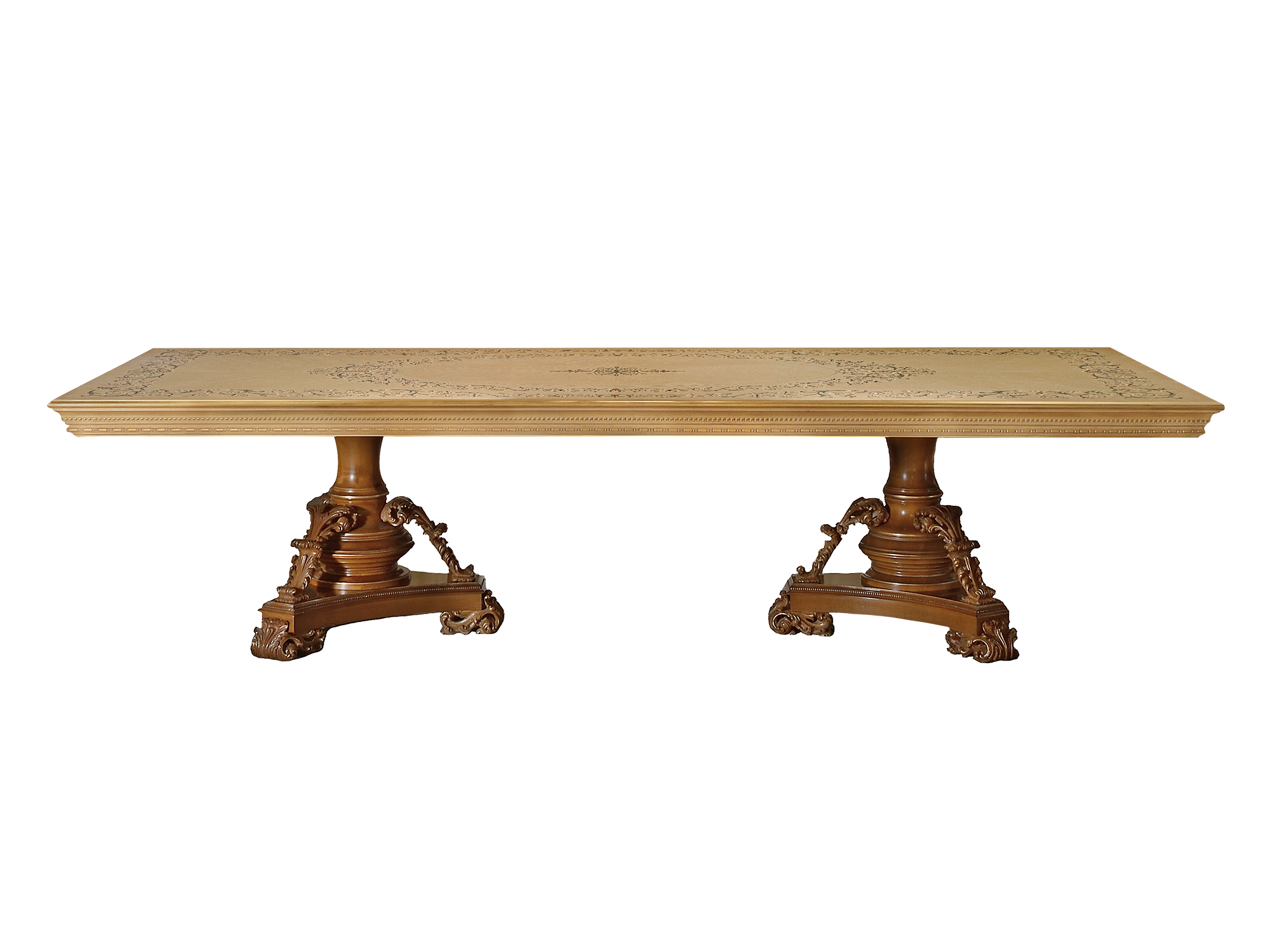BelCor PA0155CX 01 S 01 dining table Palladio dining room Magnifica neoclassical inlays surface custom made italian furniture