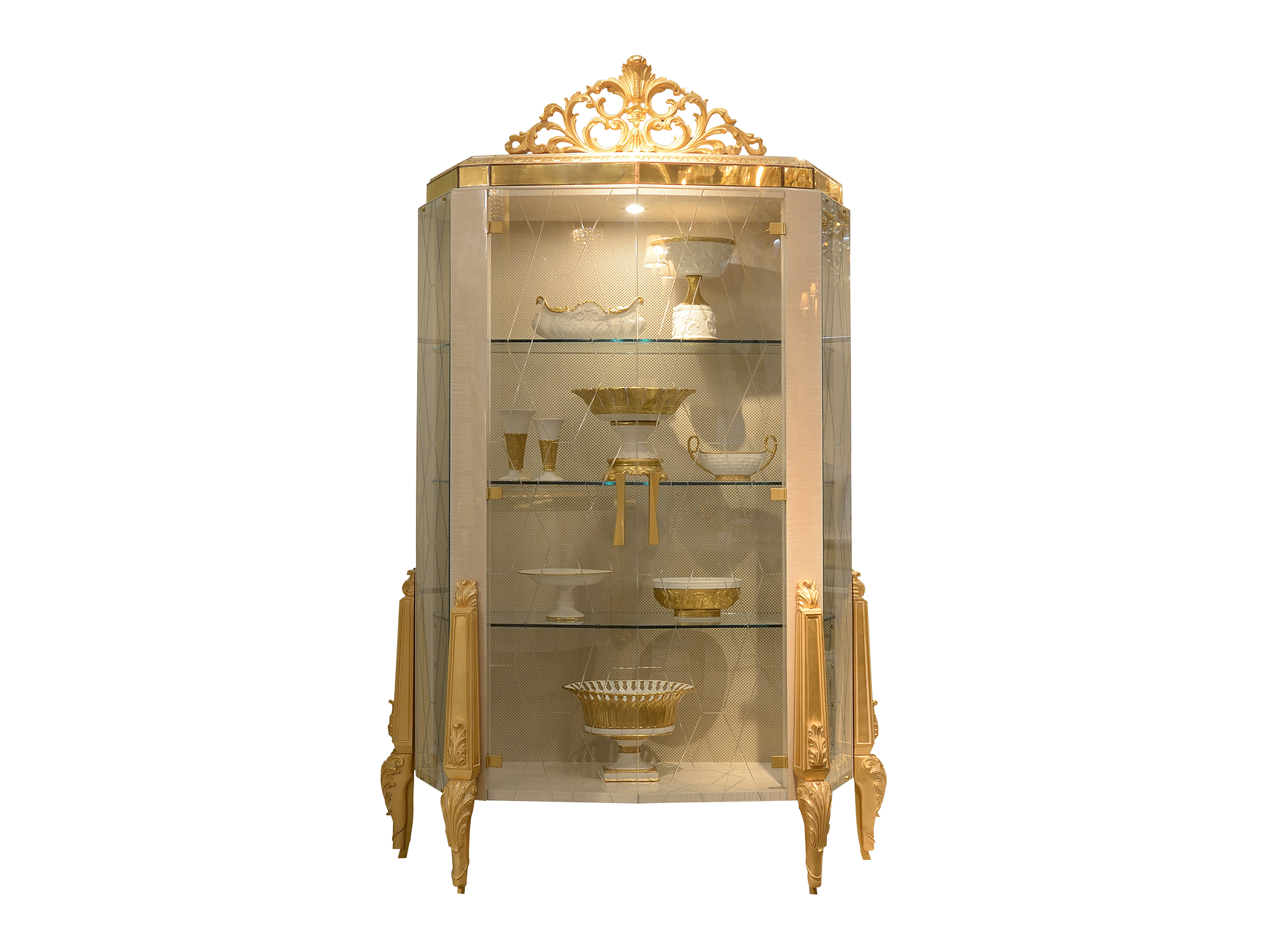 BelCor EG0102AX 01 S 01 showcase Ego dining room Estasi sycomore frisé furnishings made in italy