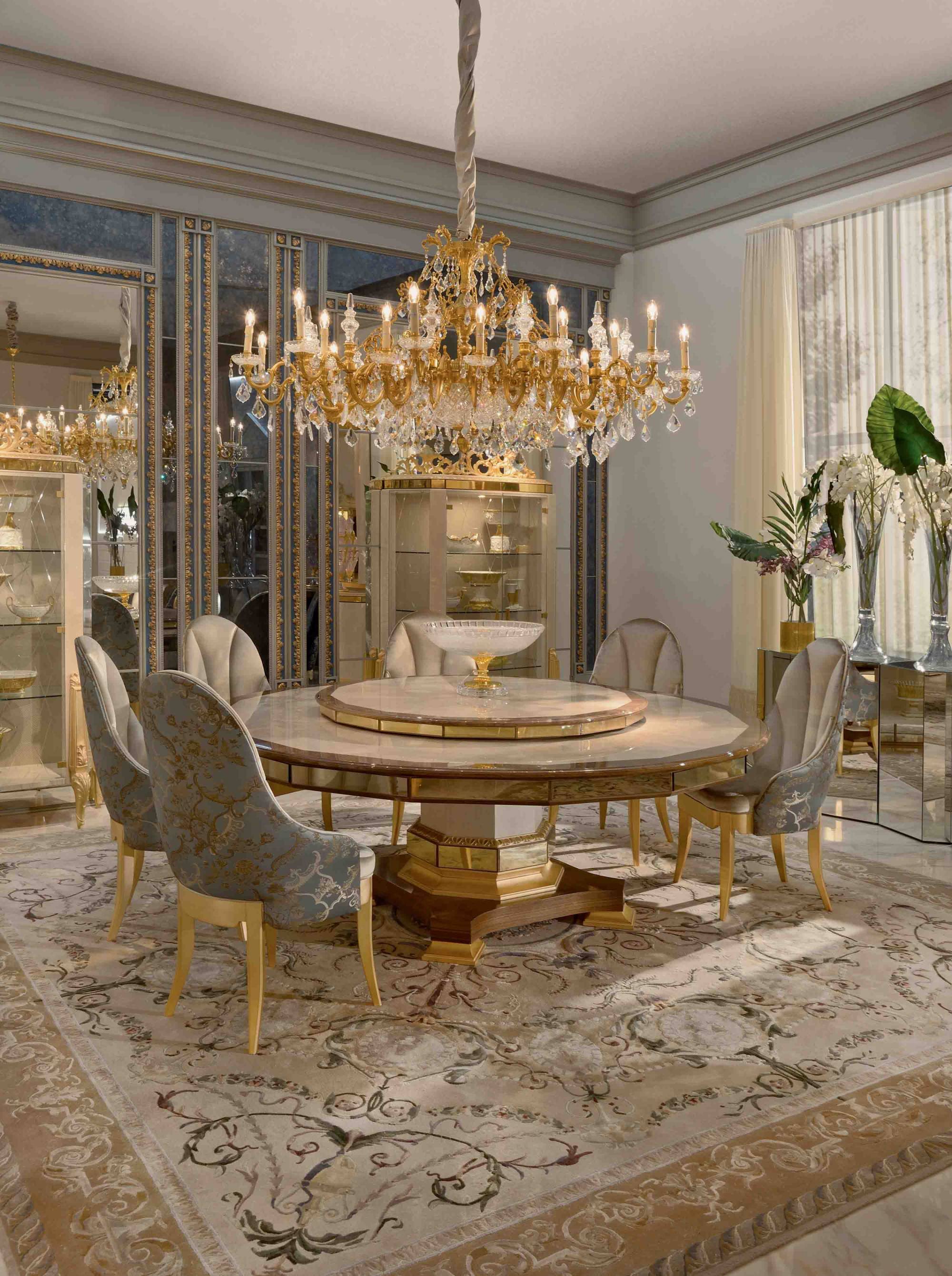 BelCor AD0181AX 04 T 01 armchair Audrey dining room Estasi decorated back handmade luxury italian furniture