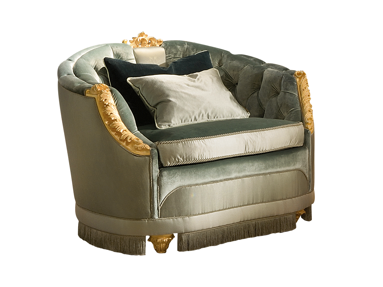 BelCor PA1511BX 01 S 01 armchair Palladio living room Magnifica upholstered internal back italian luxury design classic