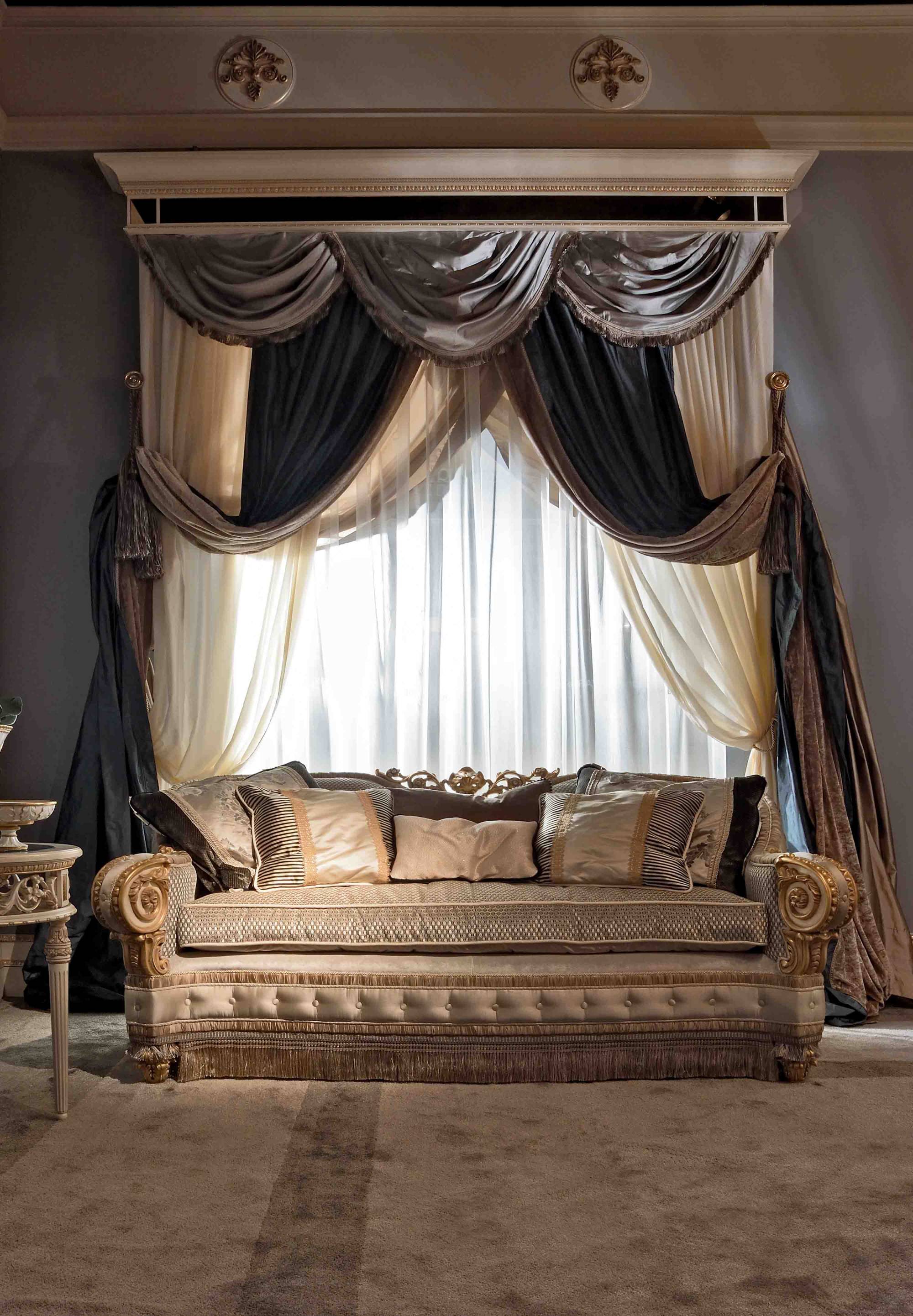 BelCor GD1512LX 01 T 01 sofa Granducale living room pleated working frame back handcrafted luxury italian