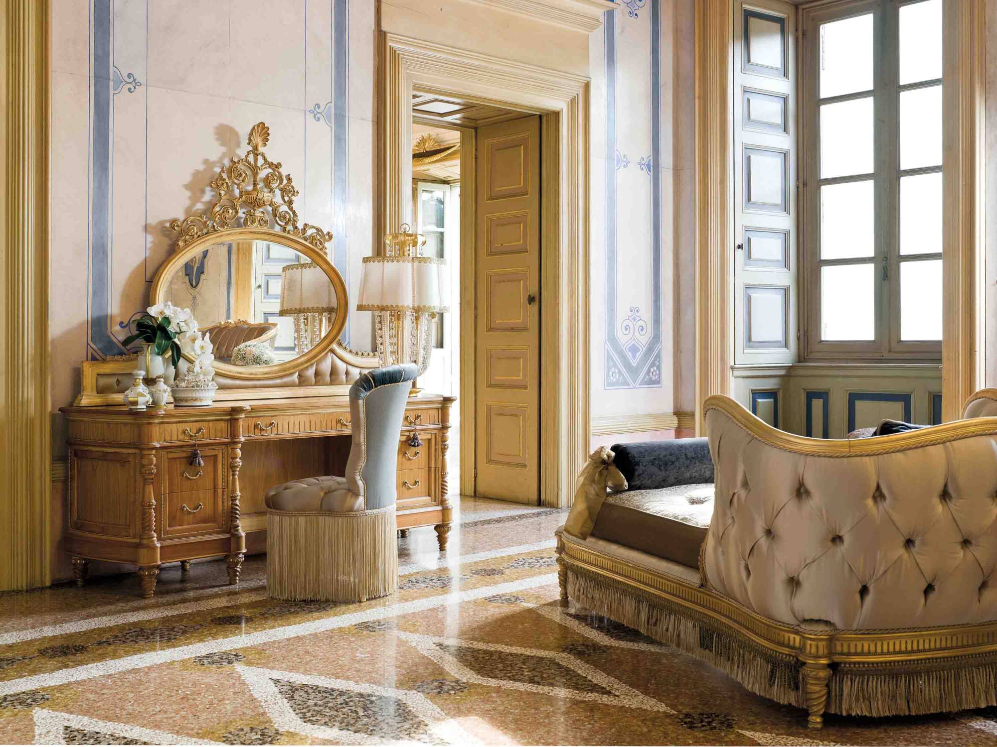 BelCor FL0741AX 02 T 01 small armchair Flora bedroom Meraviglia refined details dressign table high quality italian materials furniture