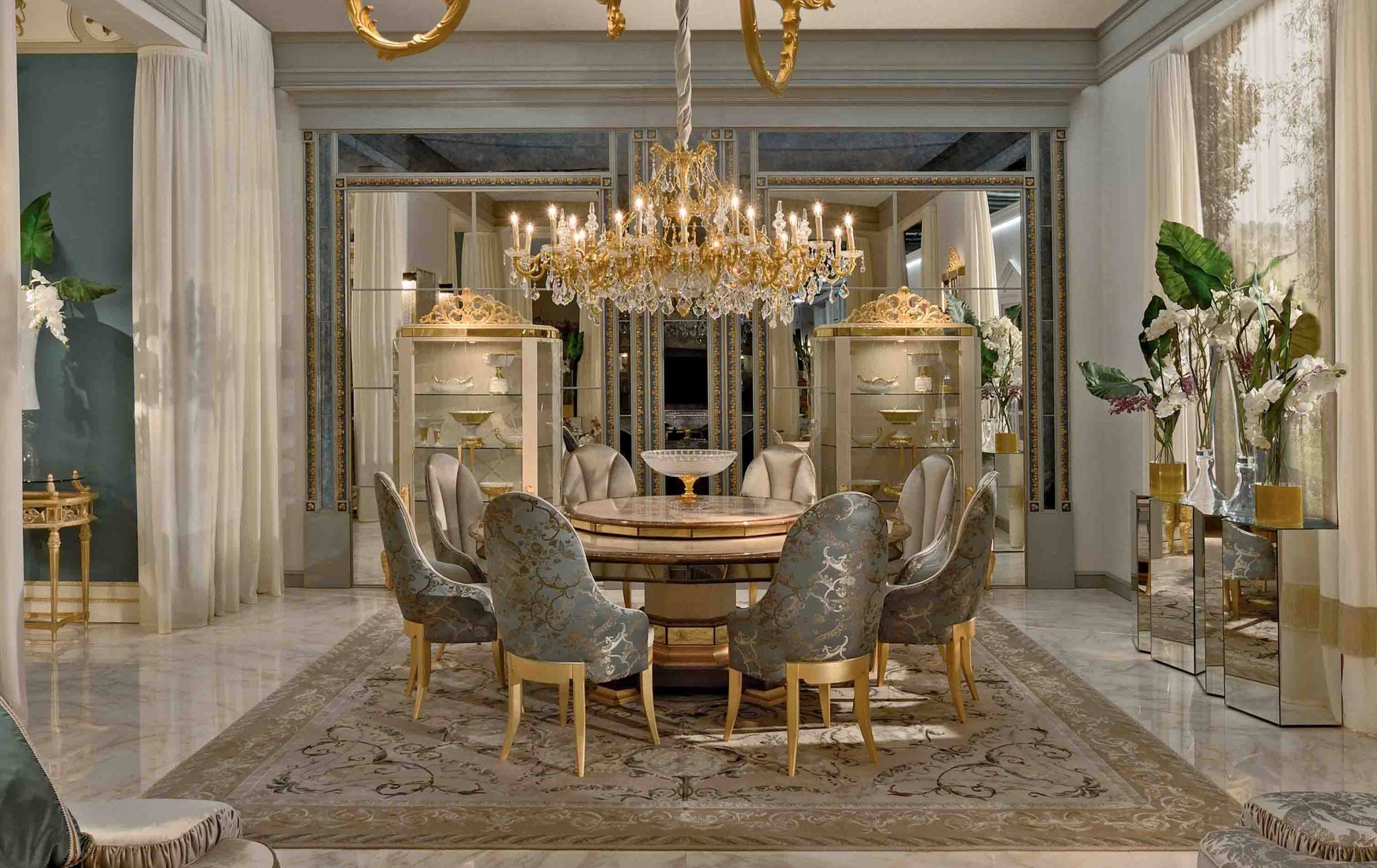 BelCor AD0181AX 05 T 01 armchair Audrey dining room Estasi decorated back furnishings made in italy