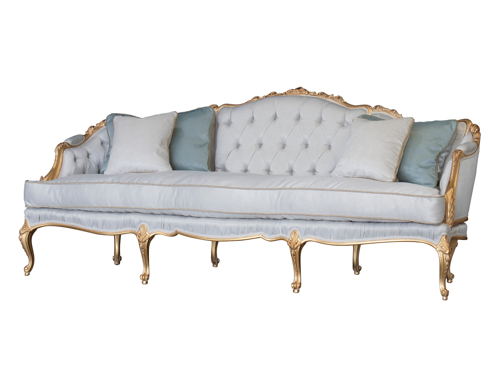 BelCor GD1513LZ 01 S 01 sofa Granducale entrance La Bellezza structure enriched decorative carvings italian luxury design classic craftsmanship