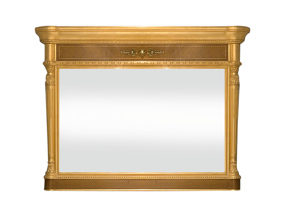 BelCor PA0692NX 01 S 01 mirror Palladio living room Magnifica wooden structure lateral pillars interior inspiring italian