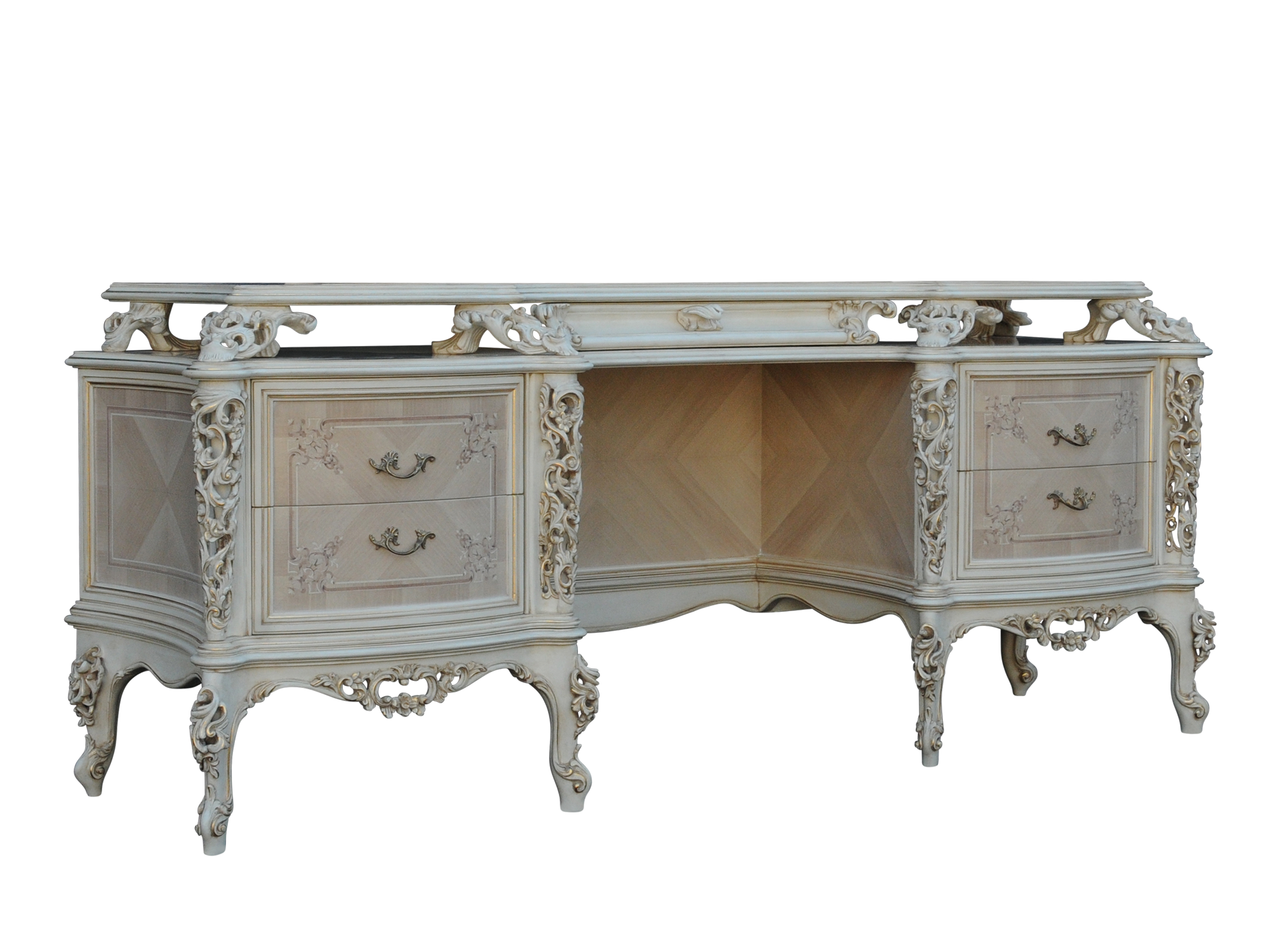 BelCor MS0662NX 01 S 02 dressing table Majestic bedroom Delizia top elegant inlay made in italy luxury