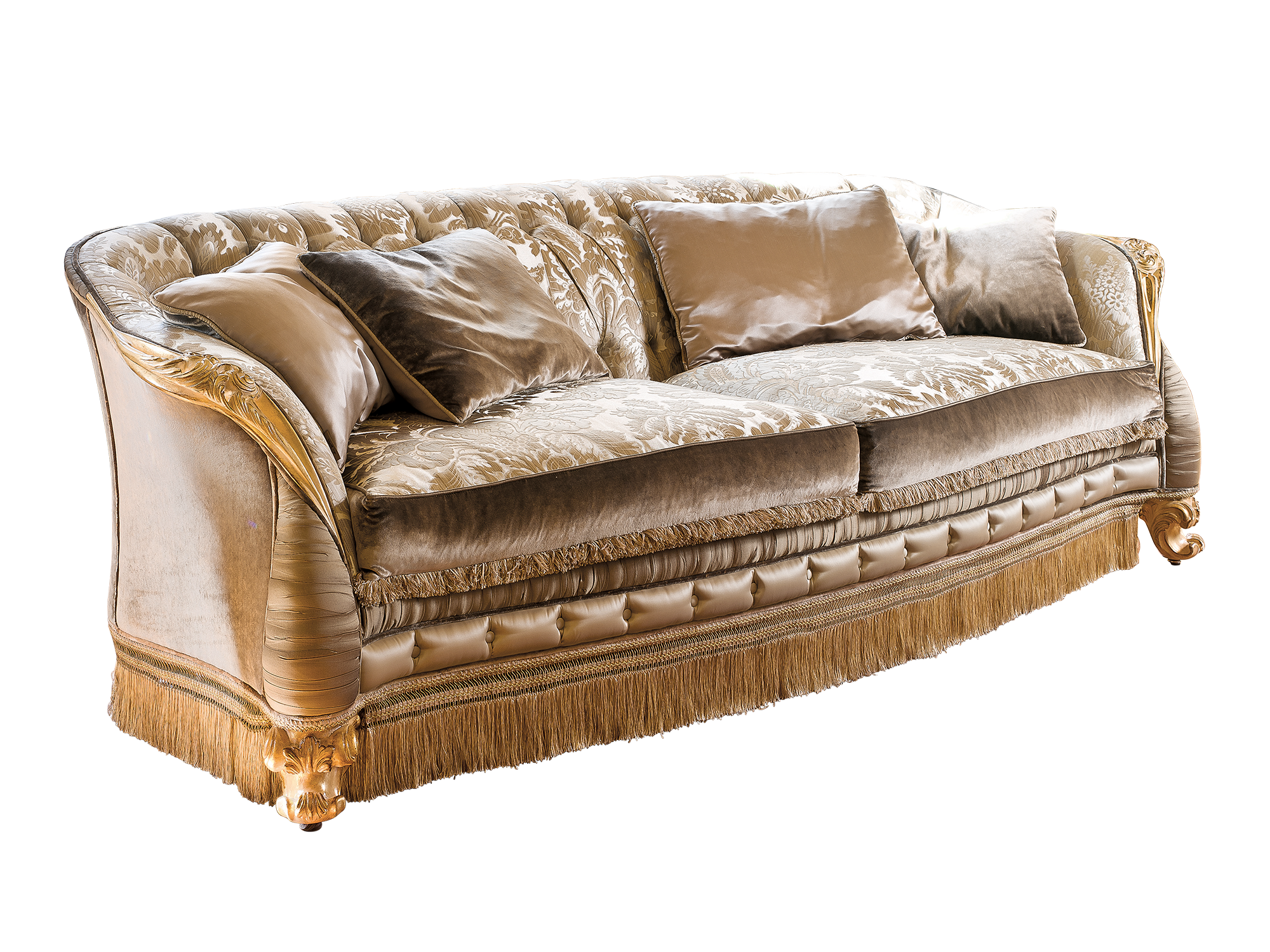 BelCor VE1513BX 01 S 01 sofa Versailles living room rich carved arms small feet timeless classic italian style furniture