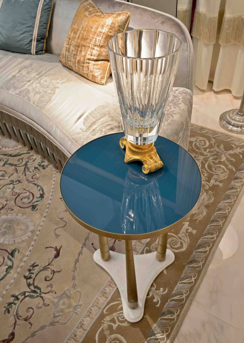 BelCor VS0281MY 02 T 01 side table Venus living room Fascino top coloured glass masterpieces italian classic luxury homes