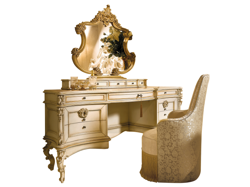 BelCor RG0662NX 01 S 01 dressing table Regale bedroom Fascino wooden top timeless custom made italian design