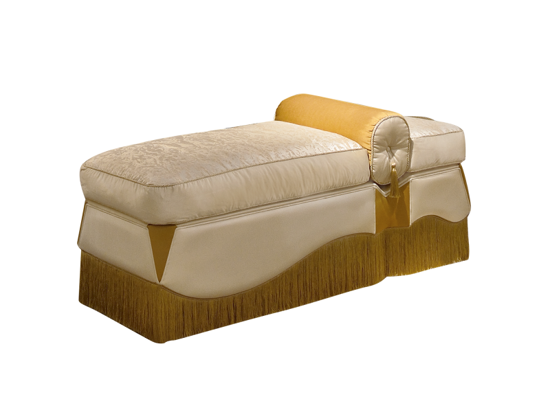 BelCor MR1552DX 01 S 01 pouf Marigold bedroom Estasi padded seat cushion handcrafted italian