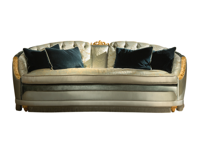 BelCor PA1513BX 01 S 01 sofa Palladio living room Magnifica upholstered internal back capitonné luxury made in italy
