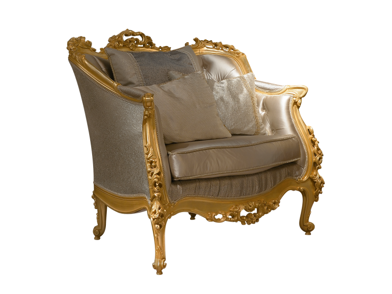BelCor MS1511LX 01 S 01 armchair Majestic living room Eleganza rich carvings structure luxurious made in italy furnishings furnitures