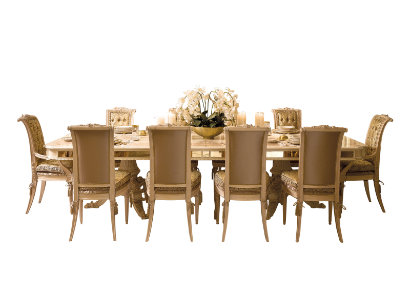 BelCor GD0155CX 01 S 01 dining table Granducale dining room wooden bases rich carvings luxurious italian classic furniture design