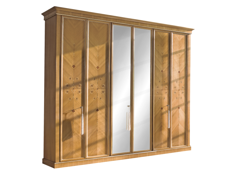 BelCor VE0766AX 01 S 01 wardrobe Versailles bedroom inlaid doors italian classic interiors