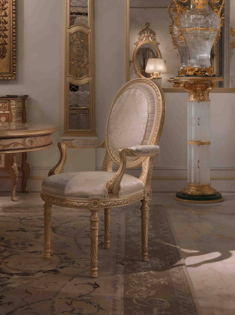 BelCor SL0181LX 01 T 01 dining chair Selene dining room Sublime golden carvings iconic italian furniture design