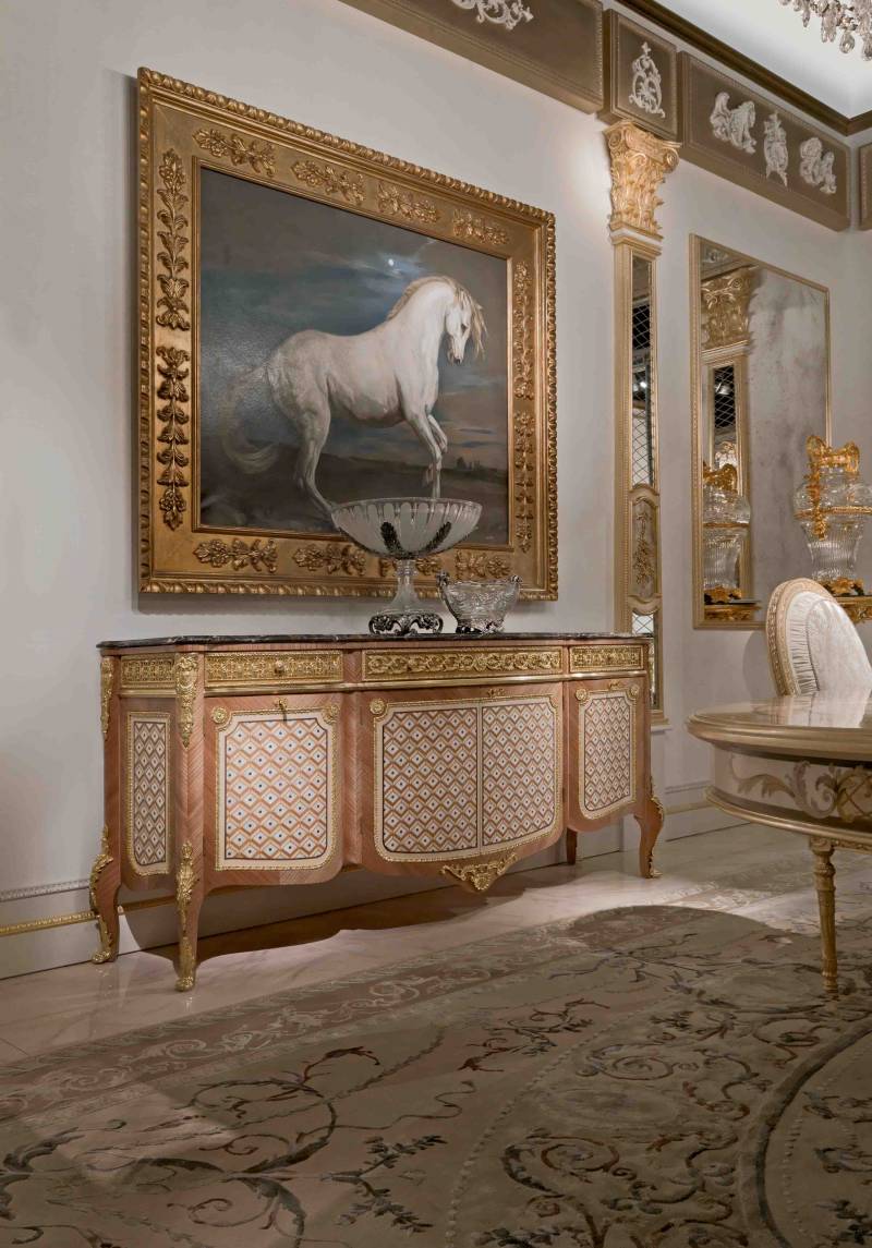BelCor SF0134NX 01 S 01 sideboard Sforza dining room Sublime marble top high quality italian materials