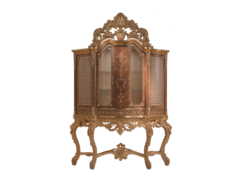 BelCor SF0242LX 01 S 01 cabinet Sforza dining room Sublime golden mother pearl decorations classic italian luxury