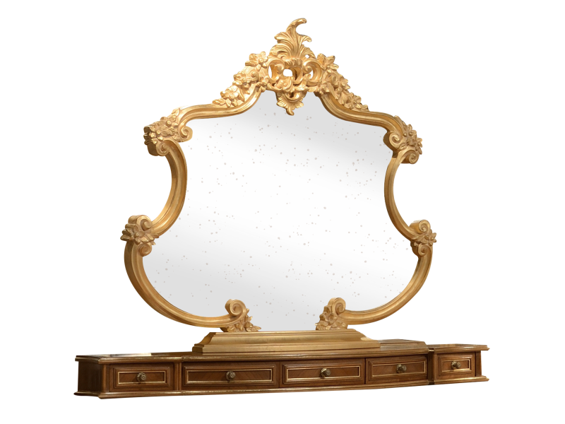 BelCor RG0672CX 01 S 01 mirror Regale bedroom Fascino small drawers base luxury interiors made in italy