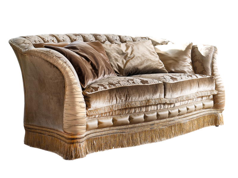 BelCor VE1512IX 01 S 01 sofa Versailles living room completely upholstered capitonné working luxury classic ornate italian design