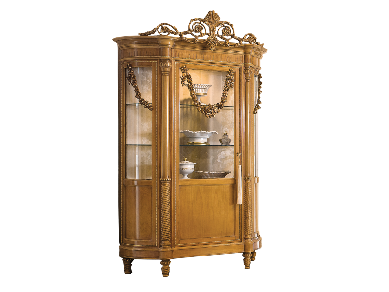 BelCor VE0102CX 01 S 01 showcase Versailles dining room opening crystal door made in italy custom made furnistures