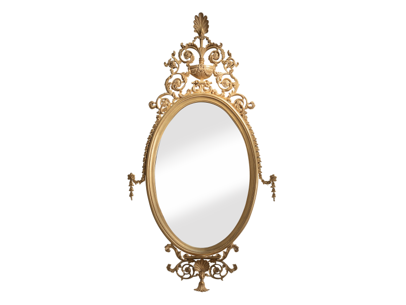 BelCor VE0692NX 01 S 01 mirror Versailles bedroom Meraviglia carved cherry wood frame exclusive italian furniture