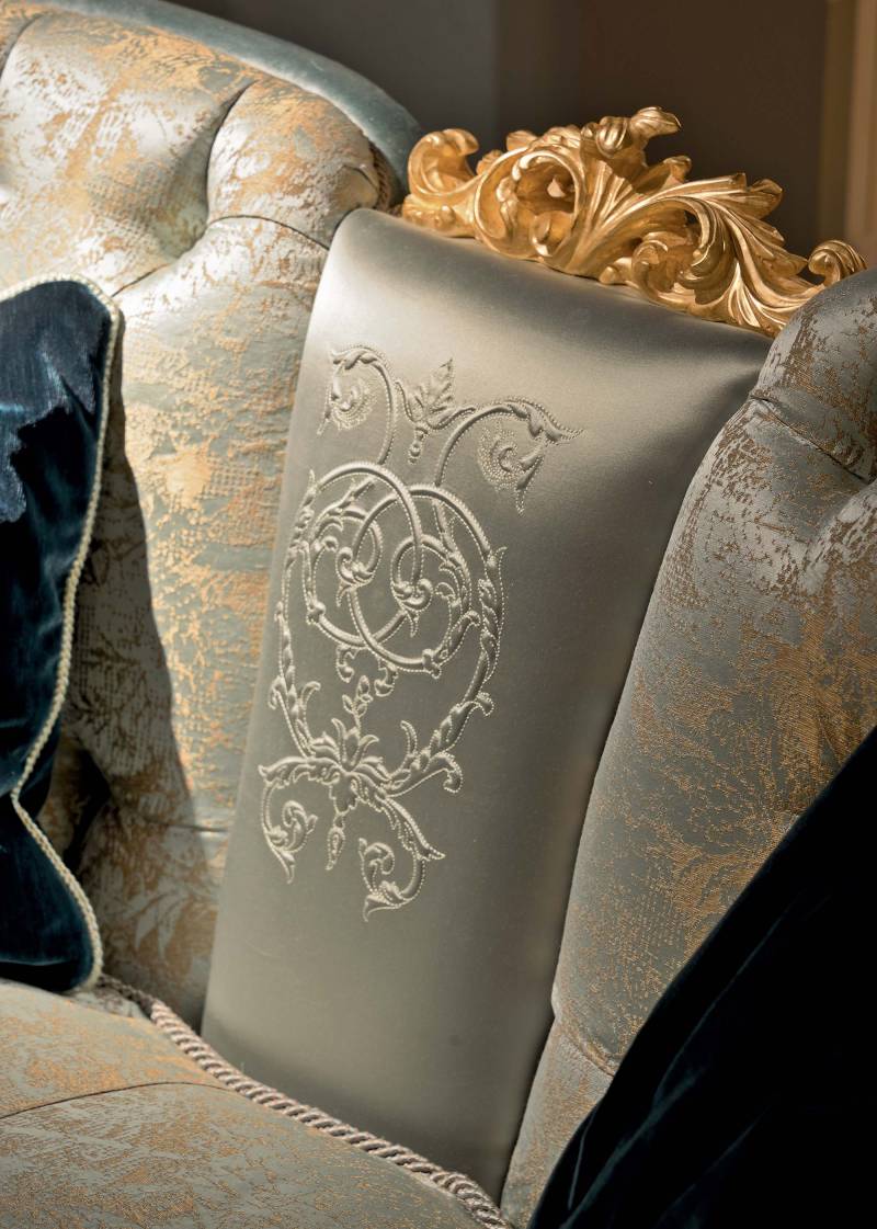 BelCor PA1513BX 03 T 01 sofa Palladio living room Magnifica refined neoclassical embroidery luxury made in italy