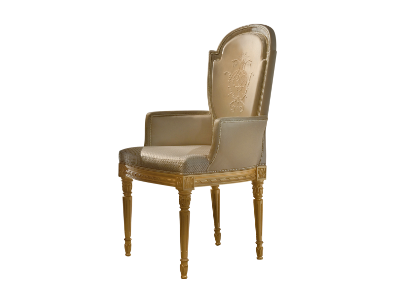 BelCor PA0181BX 01 S 01 chair Palladio dining room Magnifica upholstered external back timeless italian elegance interiors