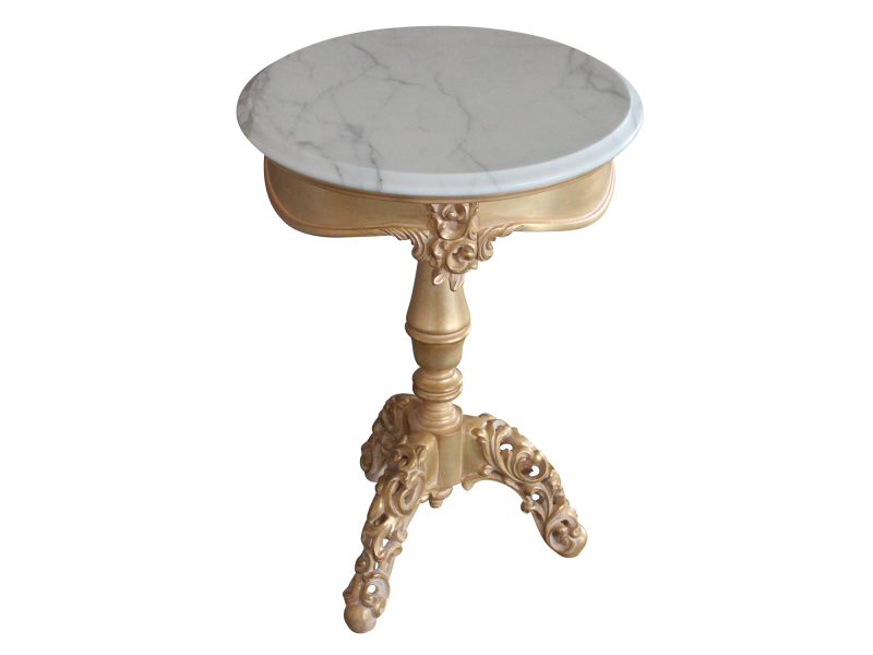 BelCor MS0281MW 01 S 01 side table Majestic bedroom Estasi central leg rich carvings handmade italian furniture